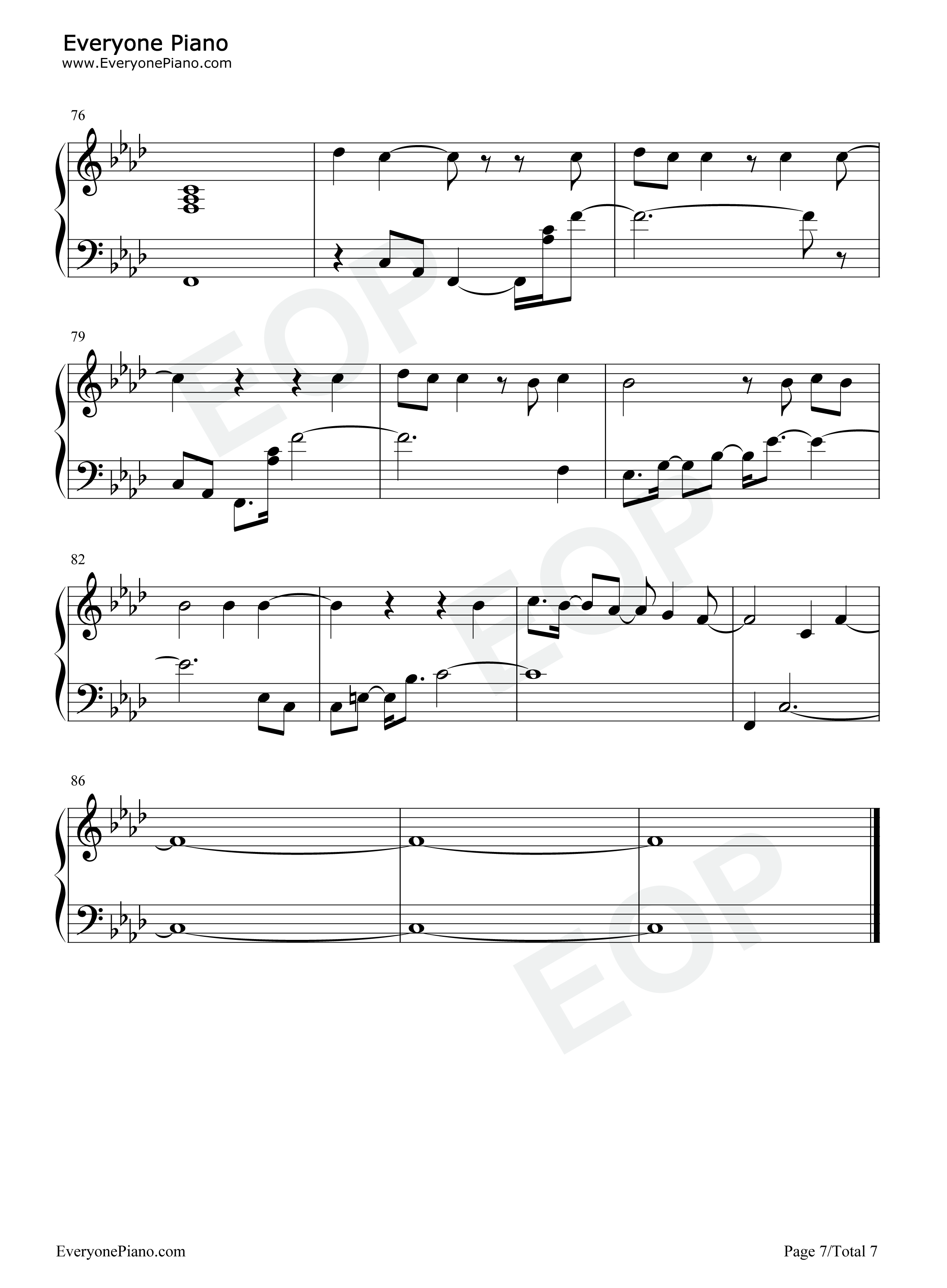 Shot_Me_Down钢琴谱_David_Guetta_&_Skylar_Grey