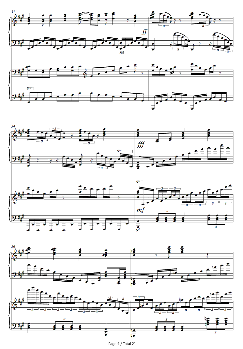 Lightning钢琴谱_TERRASPEX