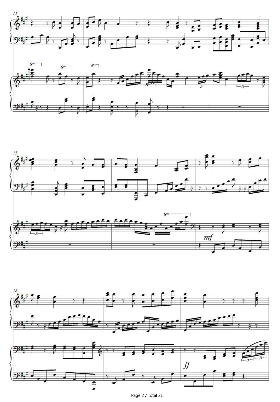 Lightning钢琴谱_TERRASPEX