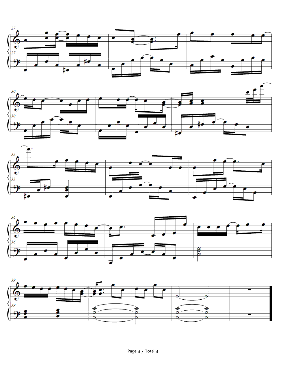 エデン钢琴谱_Aqua_Timez