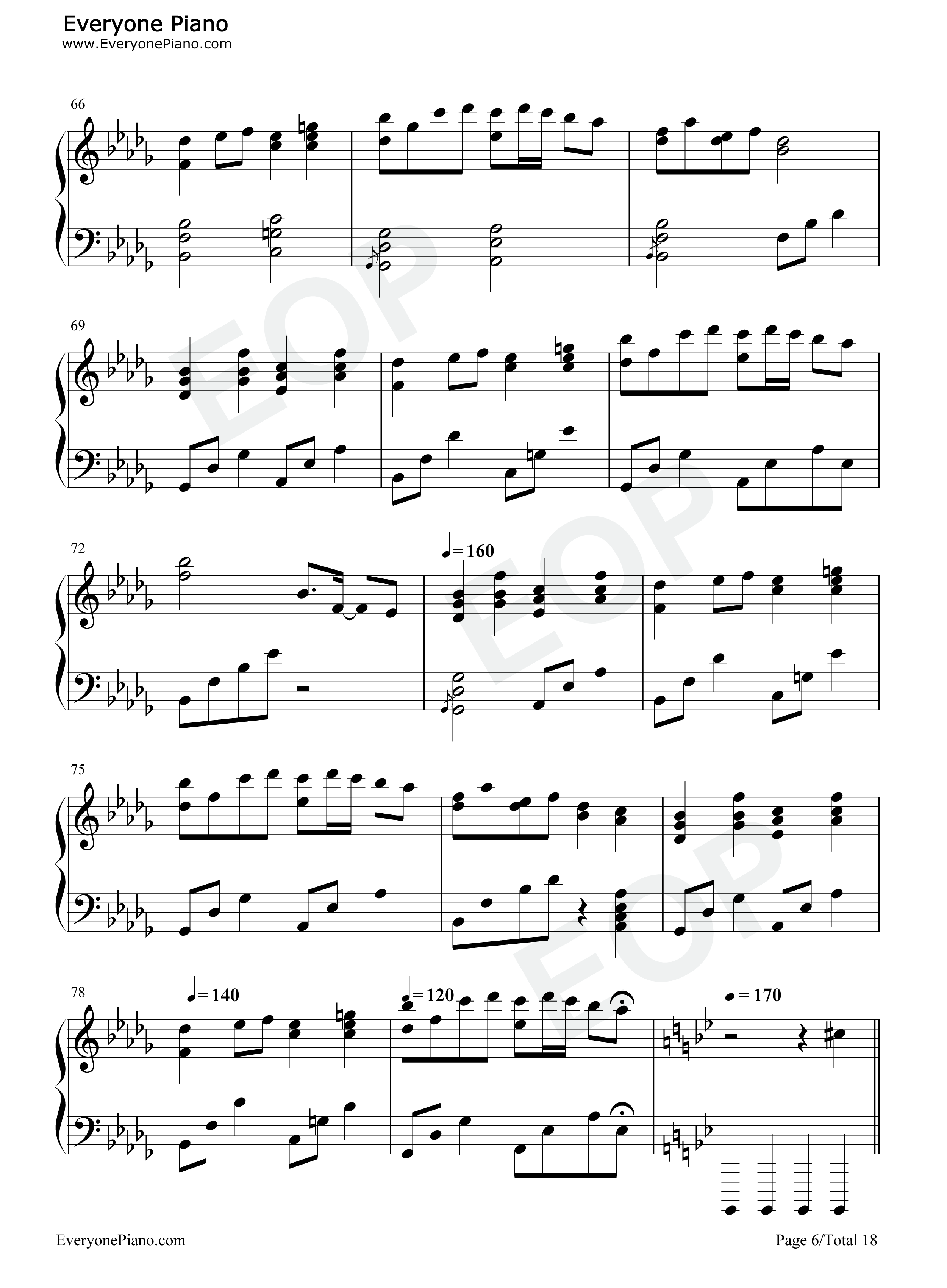 最终鬼畜妹フランドール・S钢琴谱_COOL&CREATE___触手猴