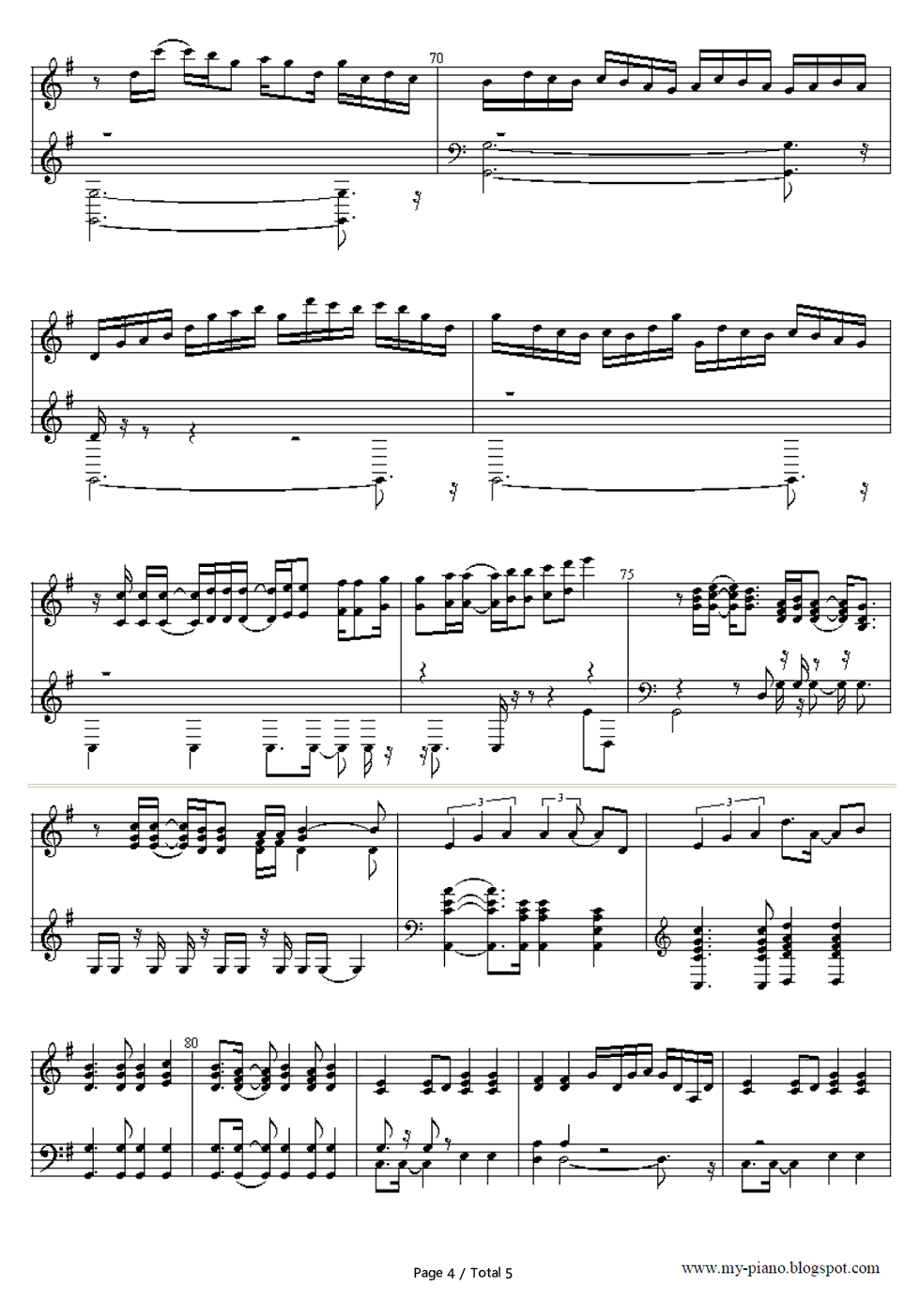 Baywatch_Theme钢琴谱_Baywatch