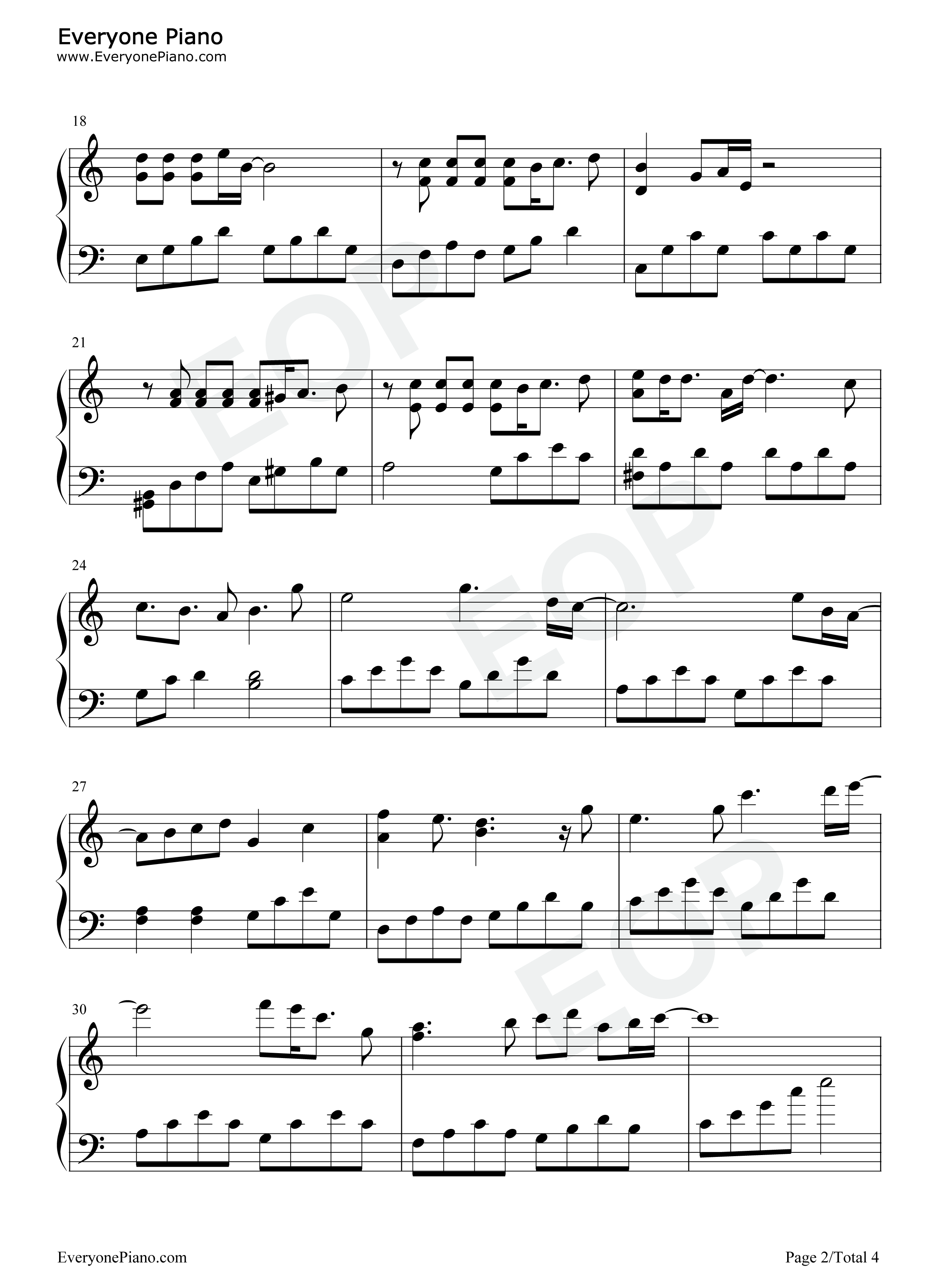 はじまりの呗钢琴谱_ALcot