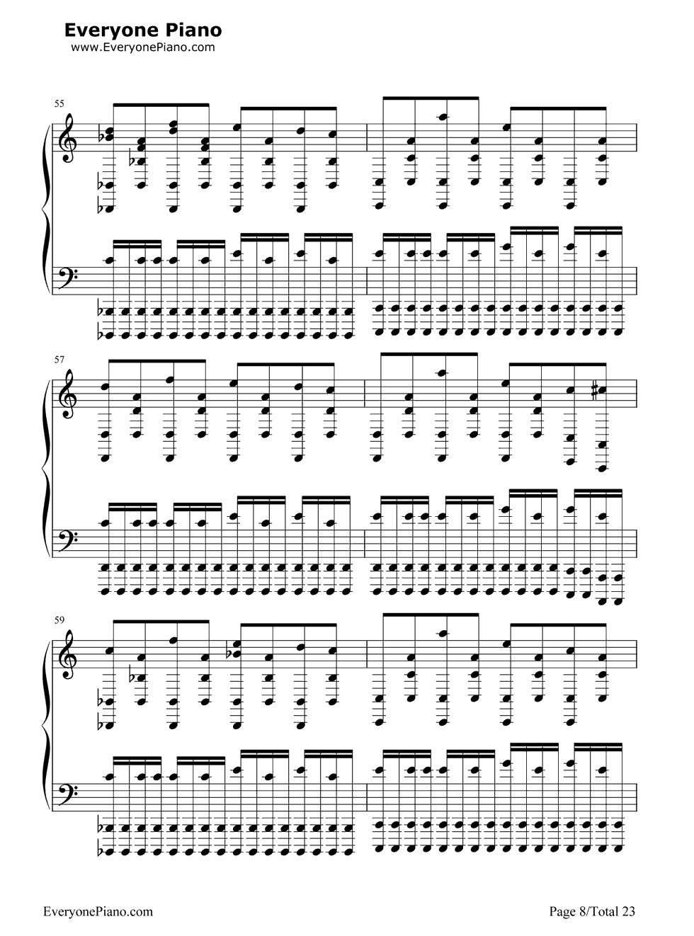 Night_of_Nights钢琴谱_东方Project