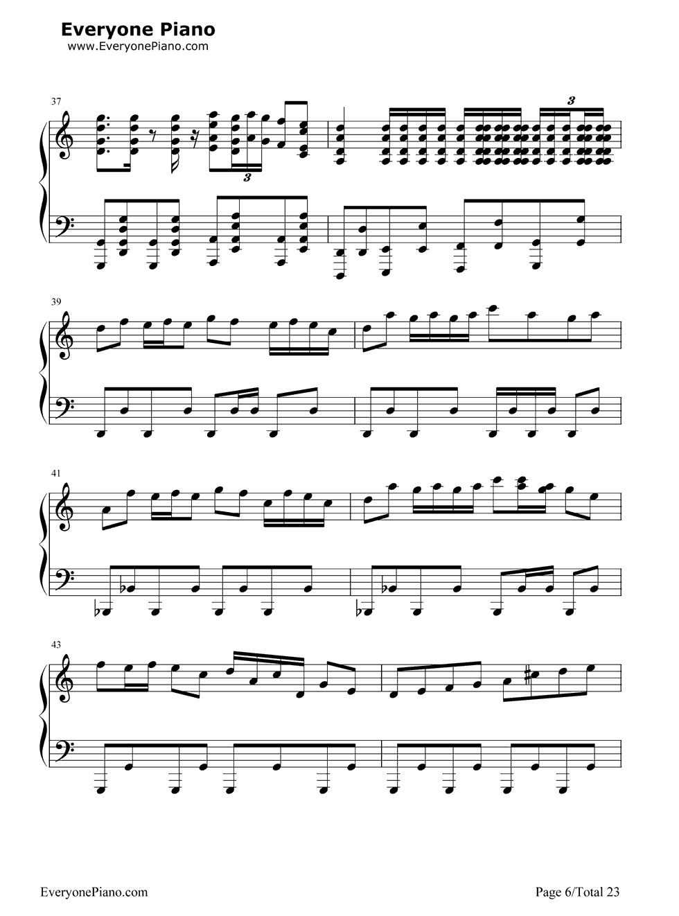 Night_of_Nights钢琴谱_东方Project