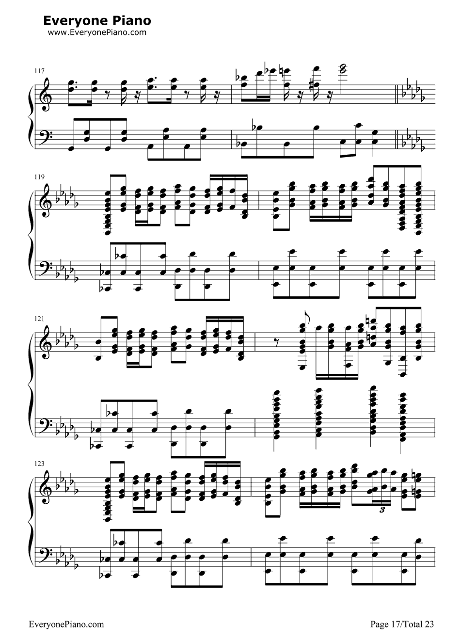 Night_of_Nights钢琴谱_东方Project