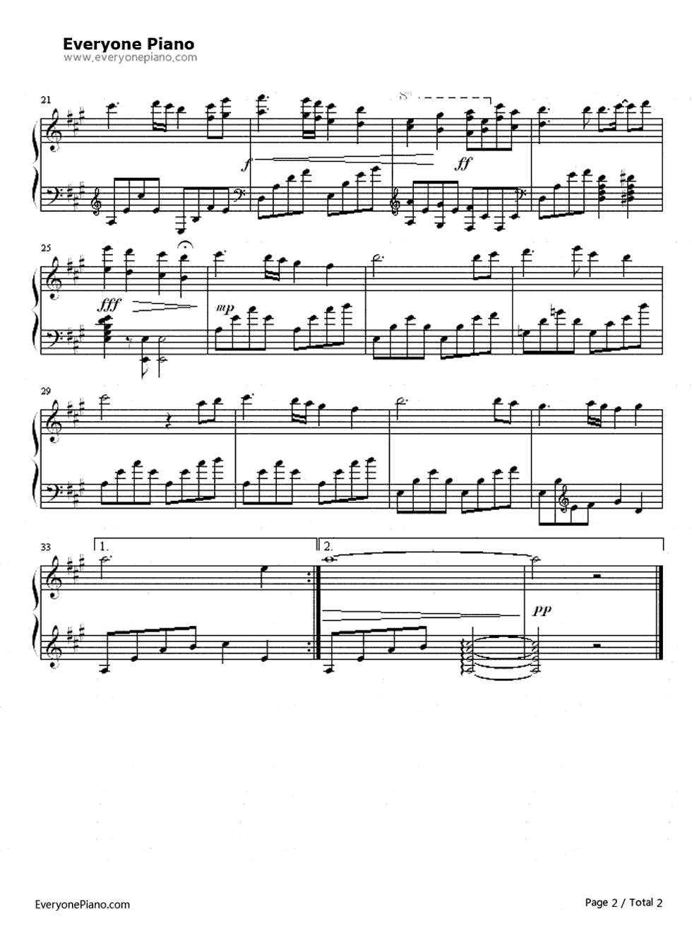 Eternity钢琴谱_KID