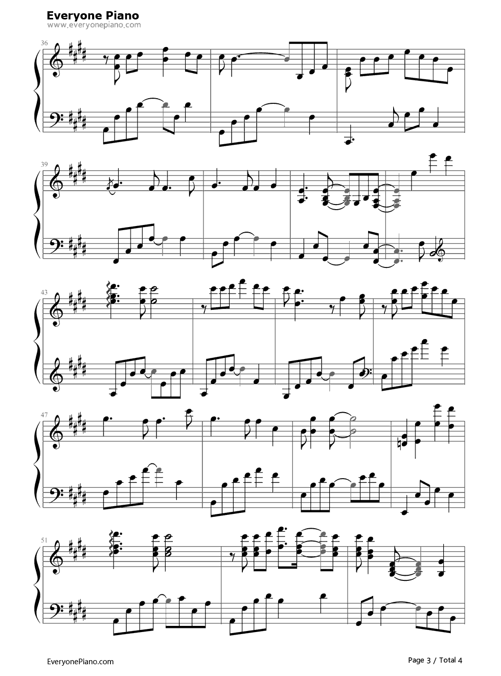 回家的路钢琴谱_刘德华