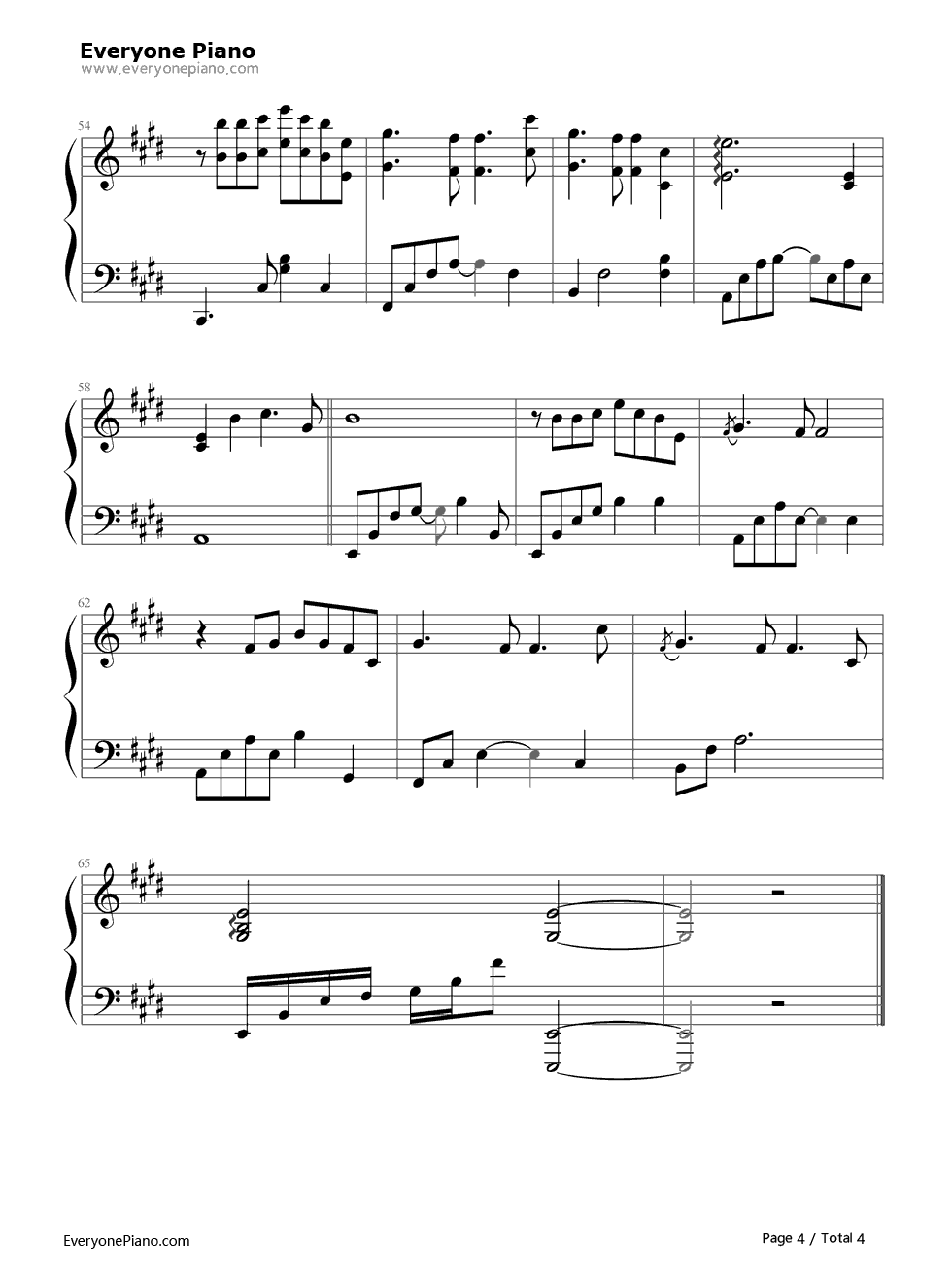 回家的路钢琴谱_刘德华