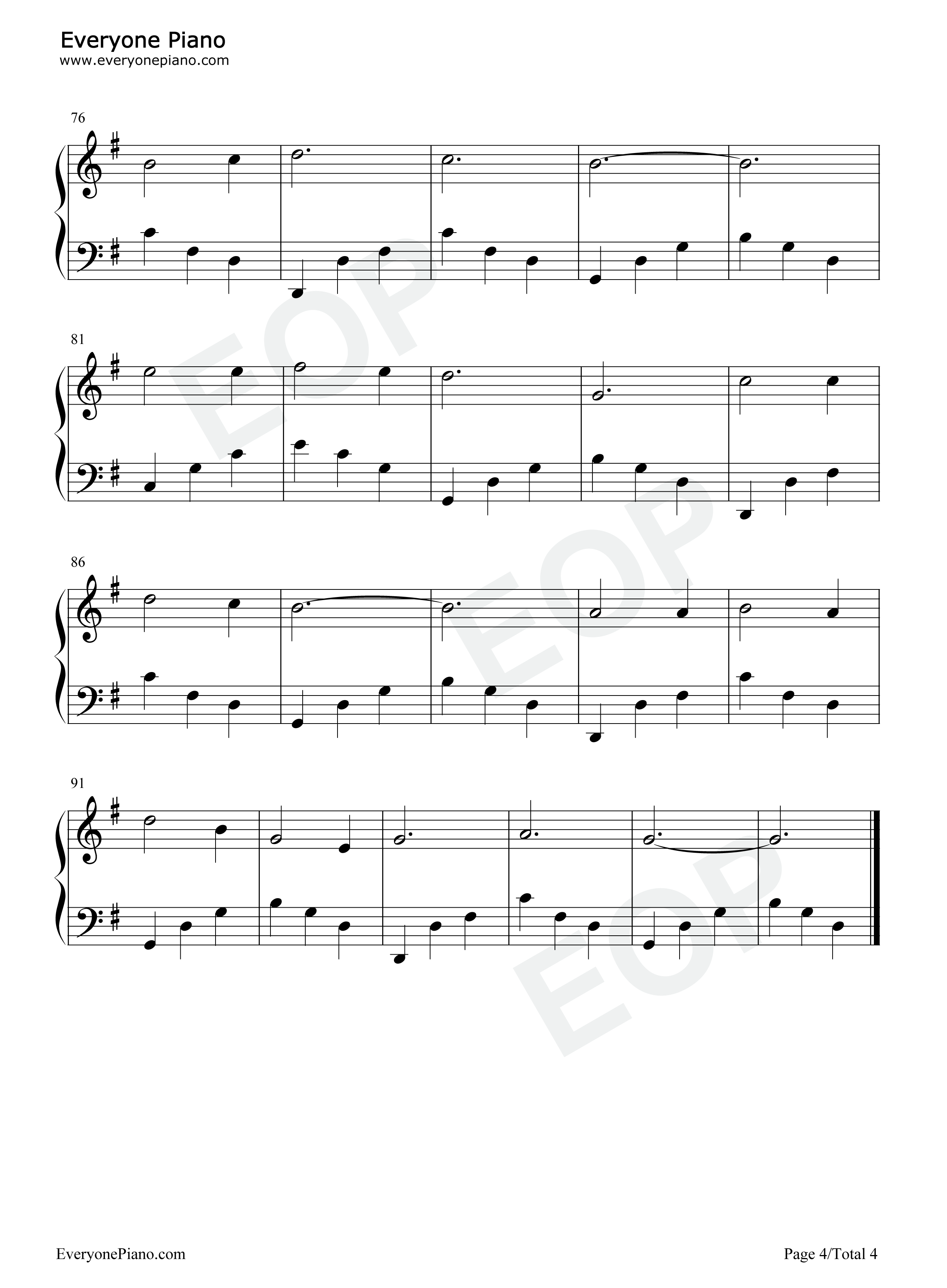 快乐的寡妇圆舞曲钢琴谱_弗兰兹•雷哈尔