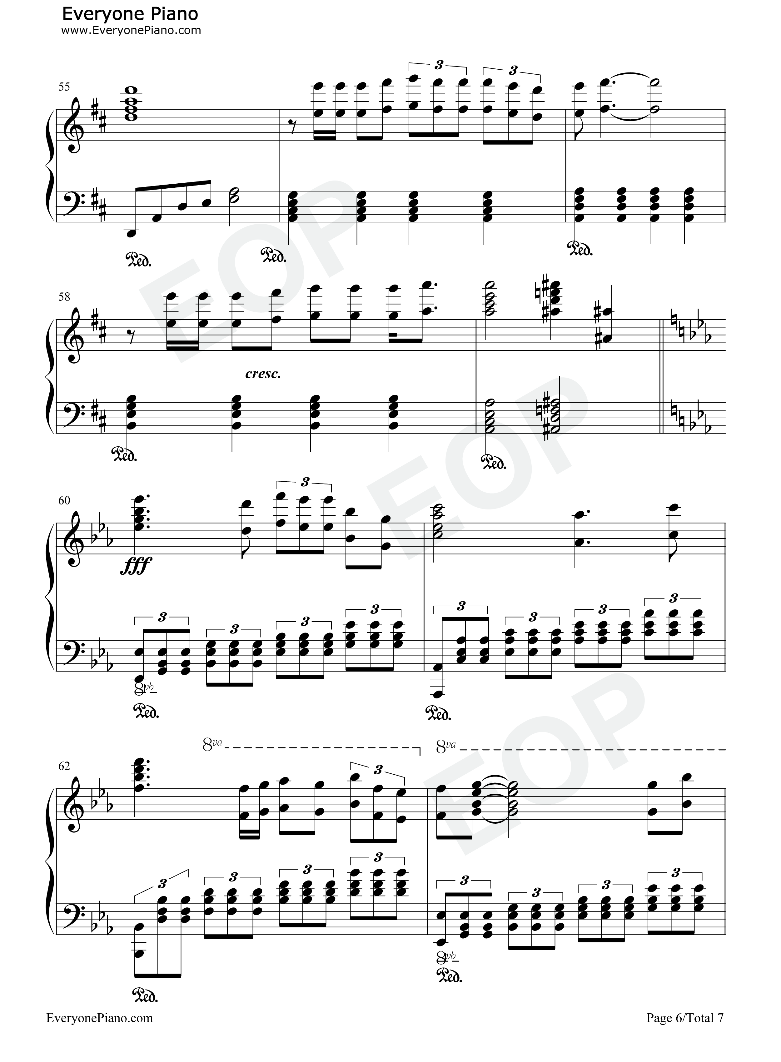 追寻钢琴谱_孙楠