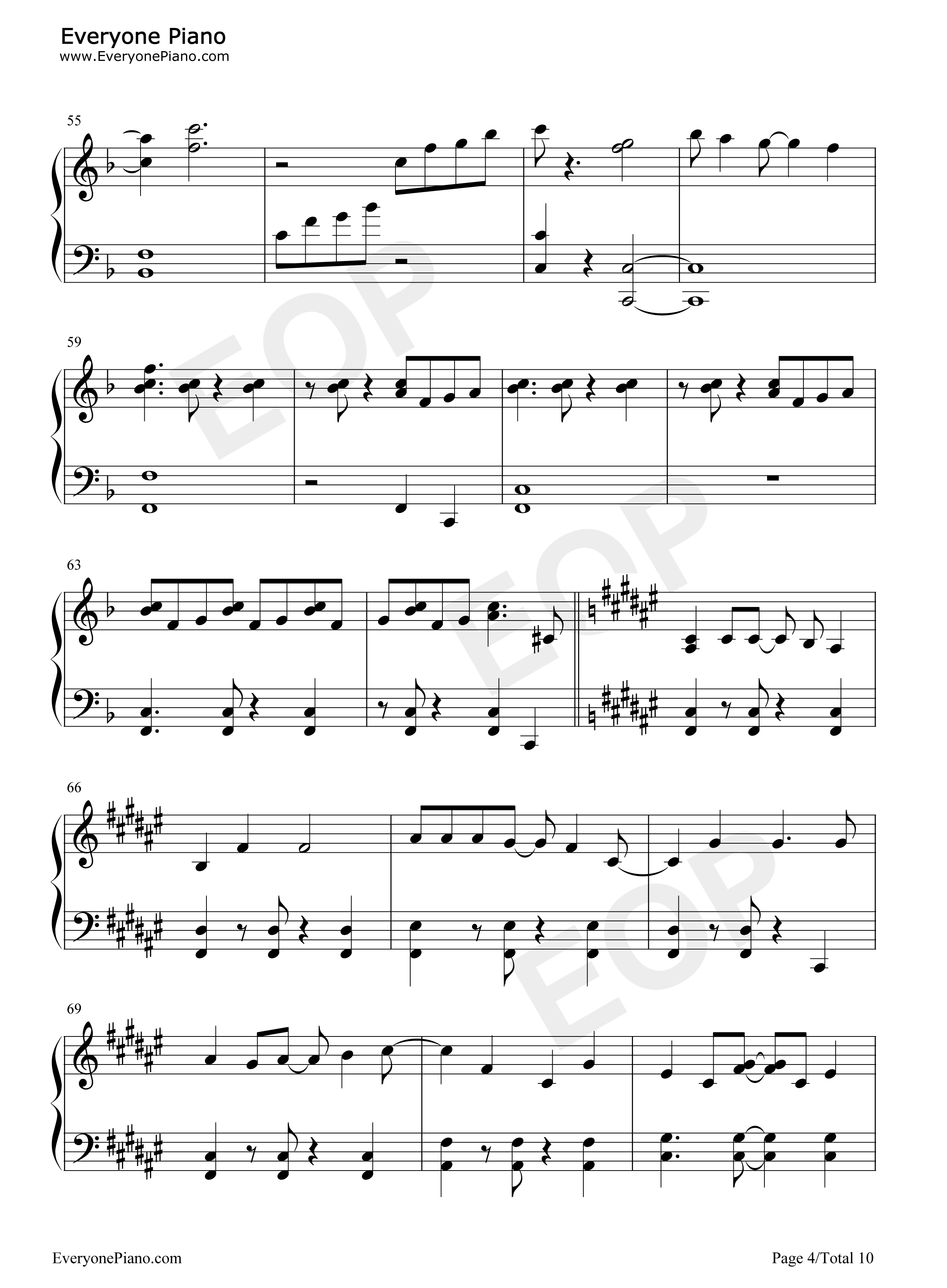 For_the_First_Time_in_Forever钢琴谱_Kristen_Bell_&_Idina_Menzel