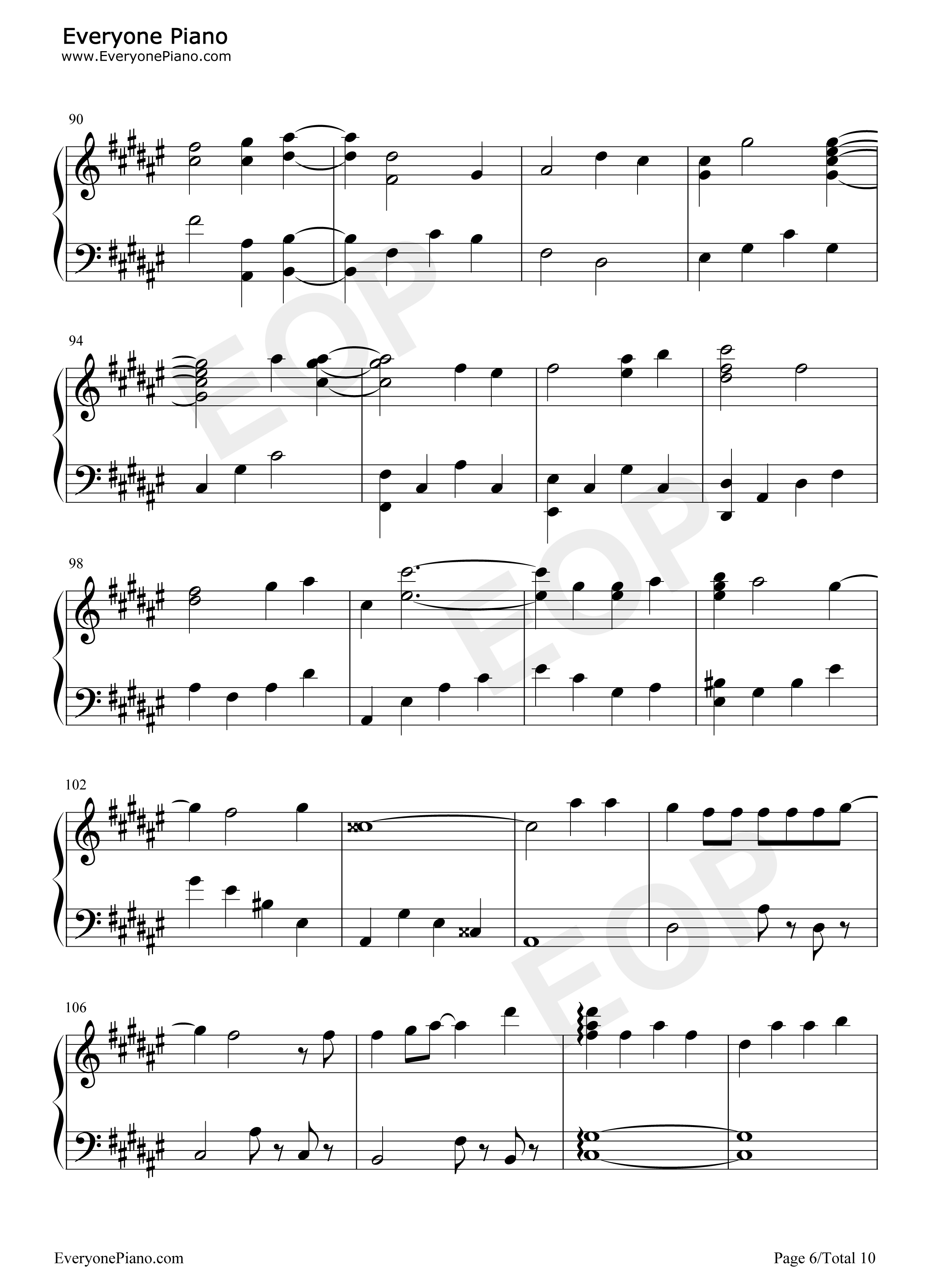 For_the_First_Time_in_Forever钢琴谱_Kristen_Bell_&_Idina_Menzel