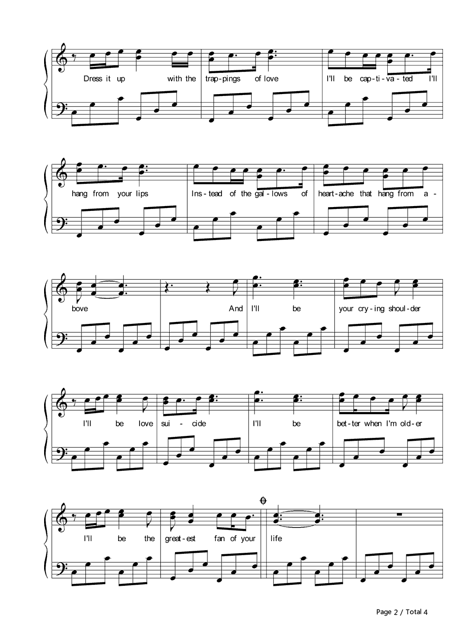 I'll_Be钢琴谱_Edwin_McCain