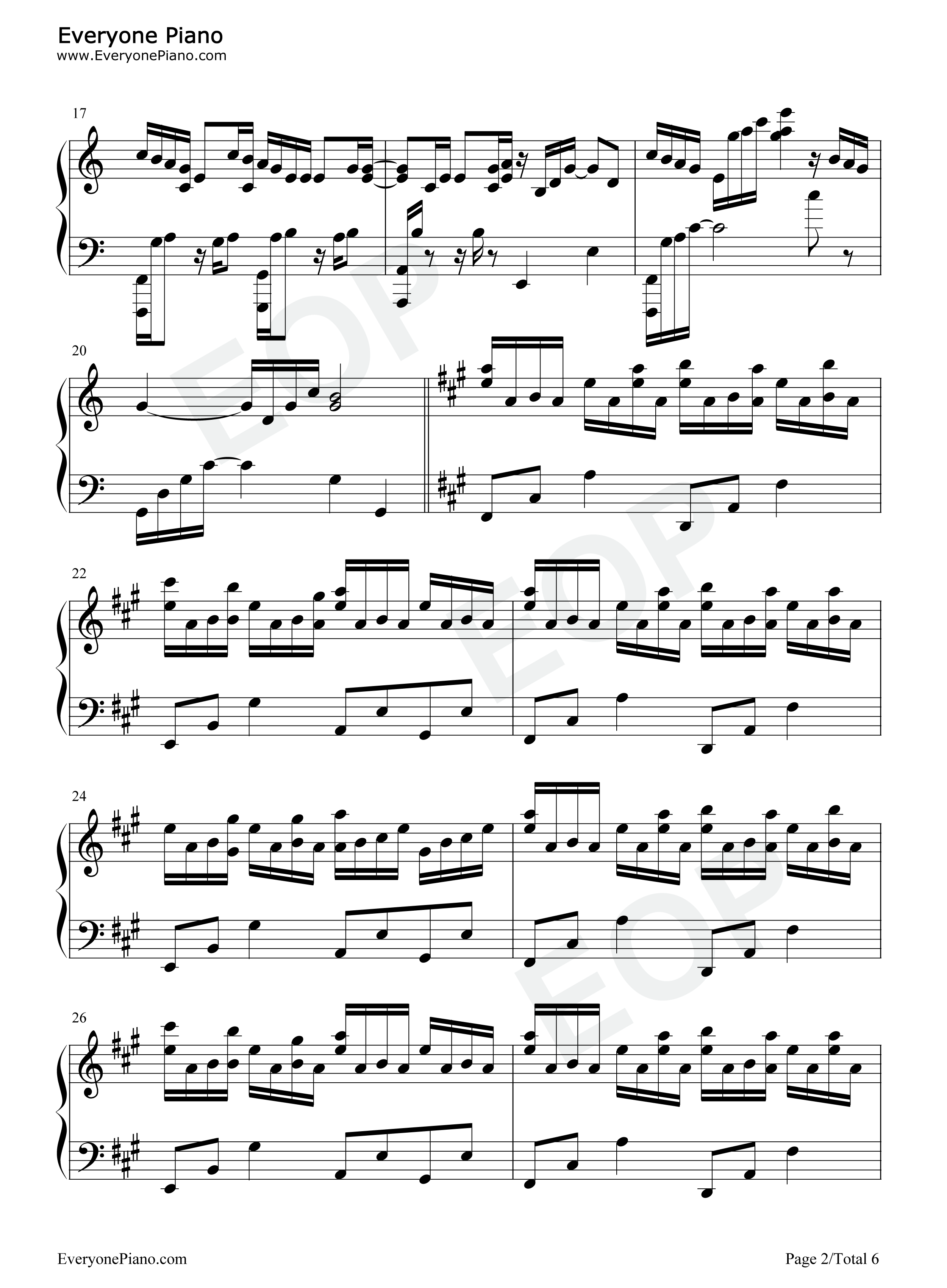 我爱的人dearest钢琴谱_滨崎步