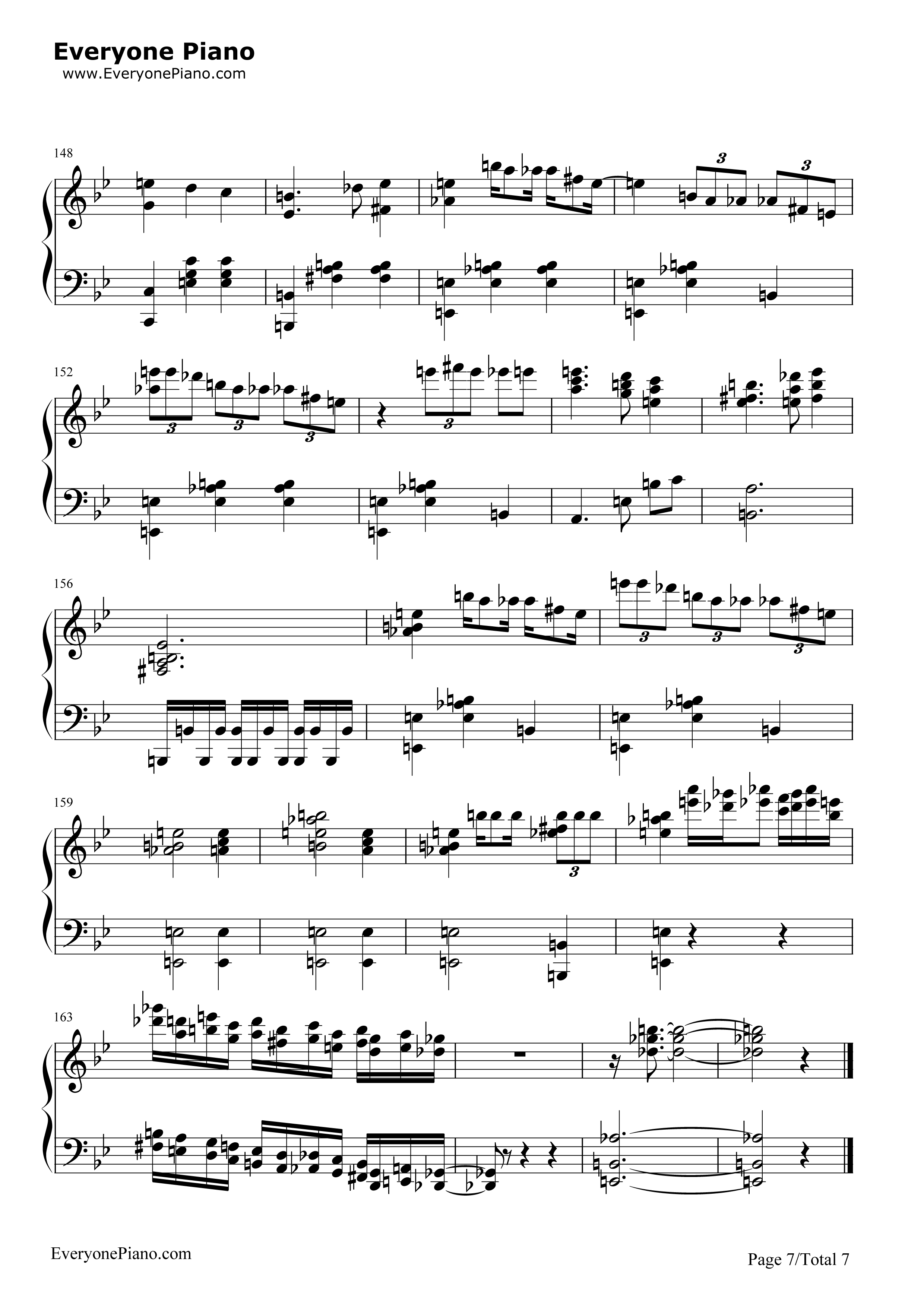 人生的旋转木马_钢琴谱_久石让_宫崎骏