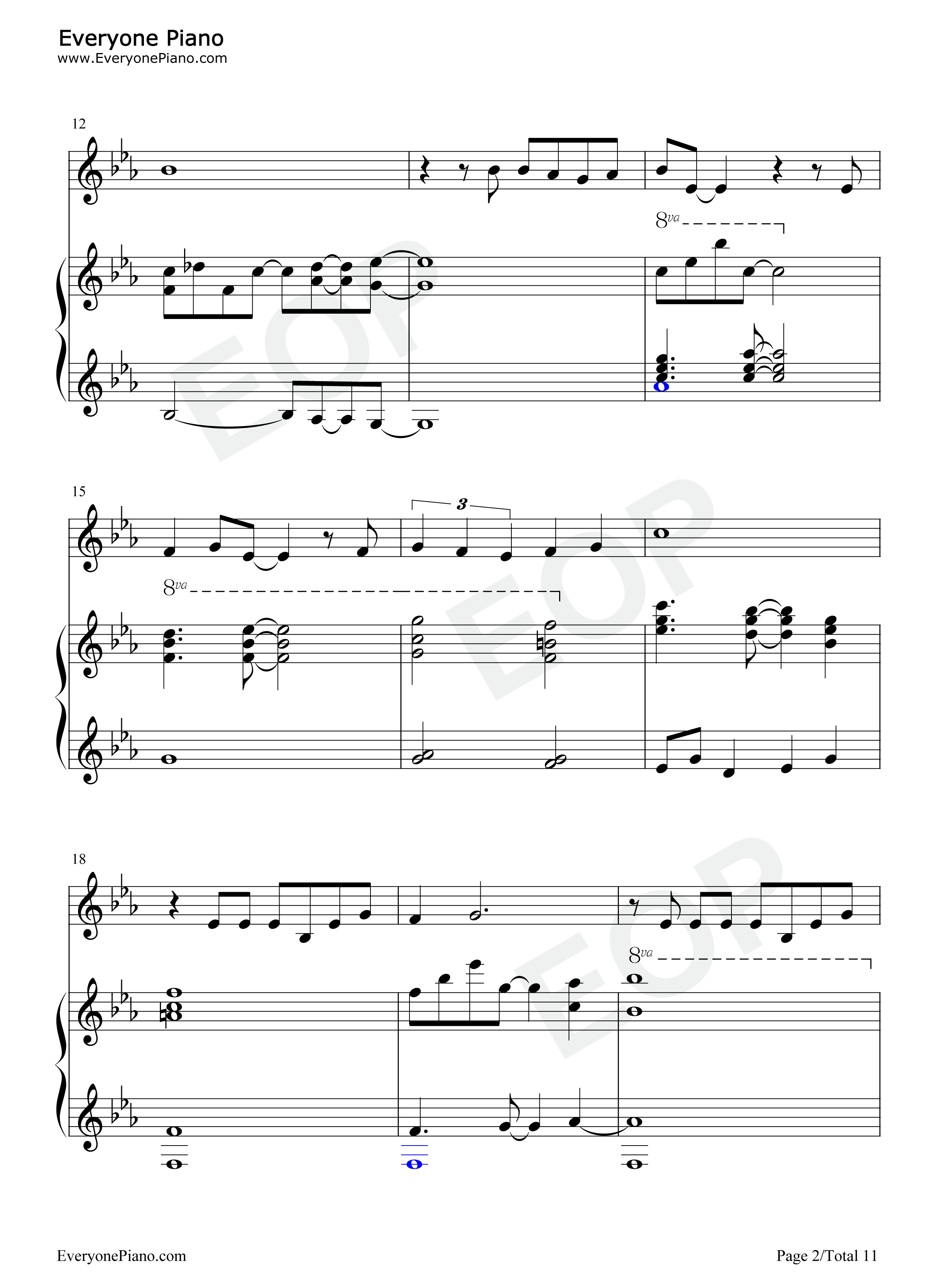 Do_You_Want_to_Build_a_Snowman钢琴谱_Kristen_Bell