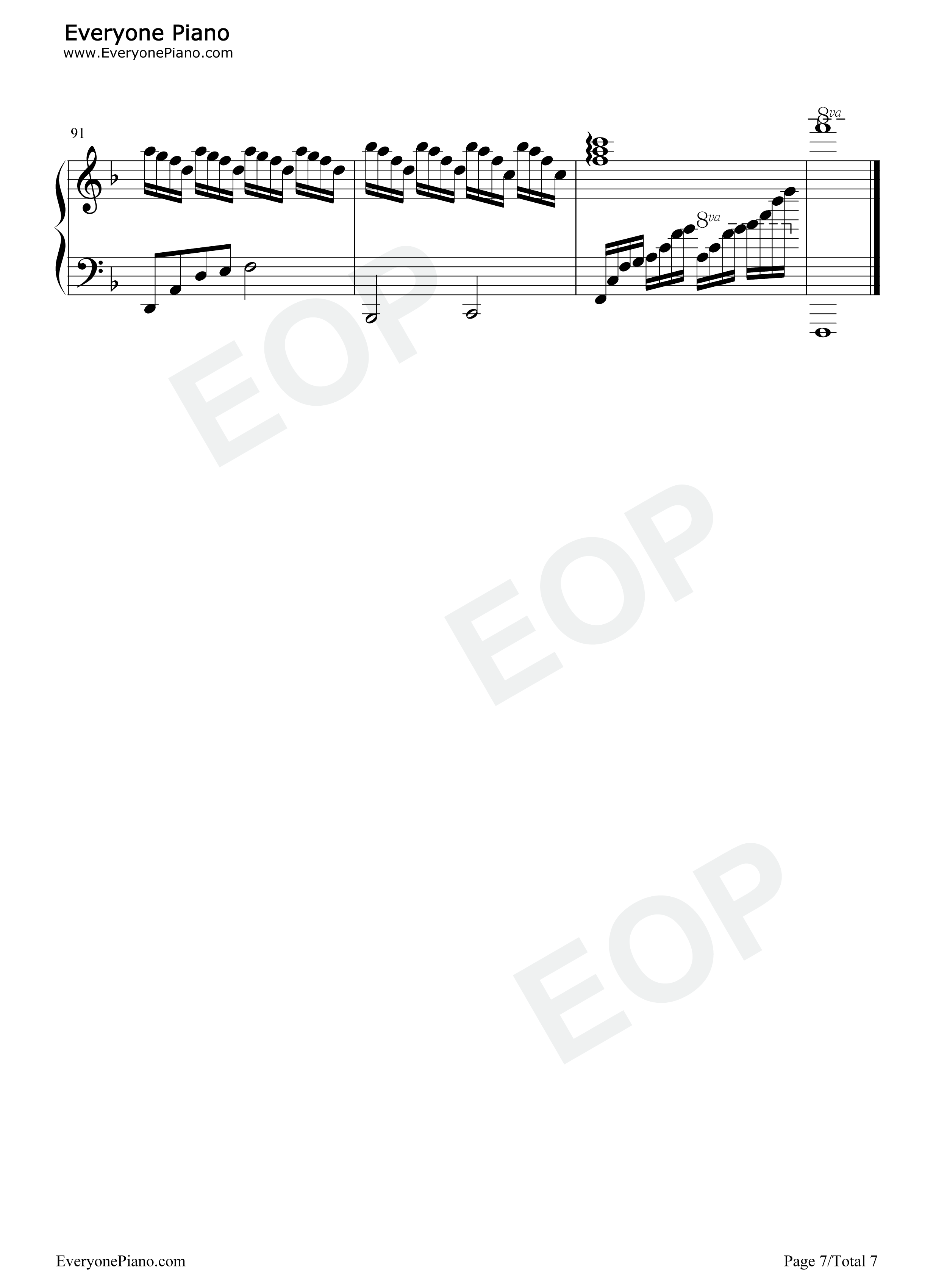 耶和华是爱钢琴谱_未知