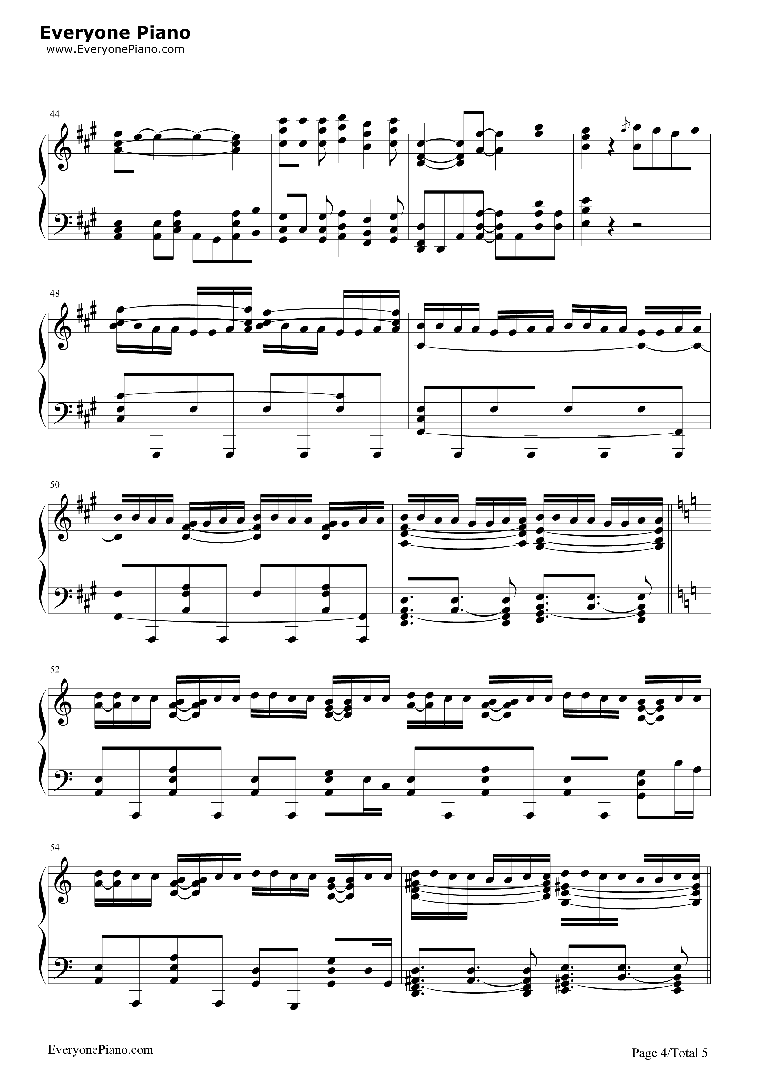 自由之翼钢琴谱_Linked_Horizon__Revo