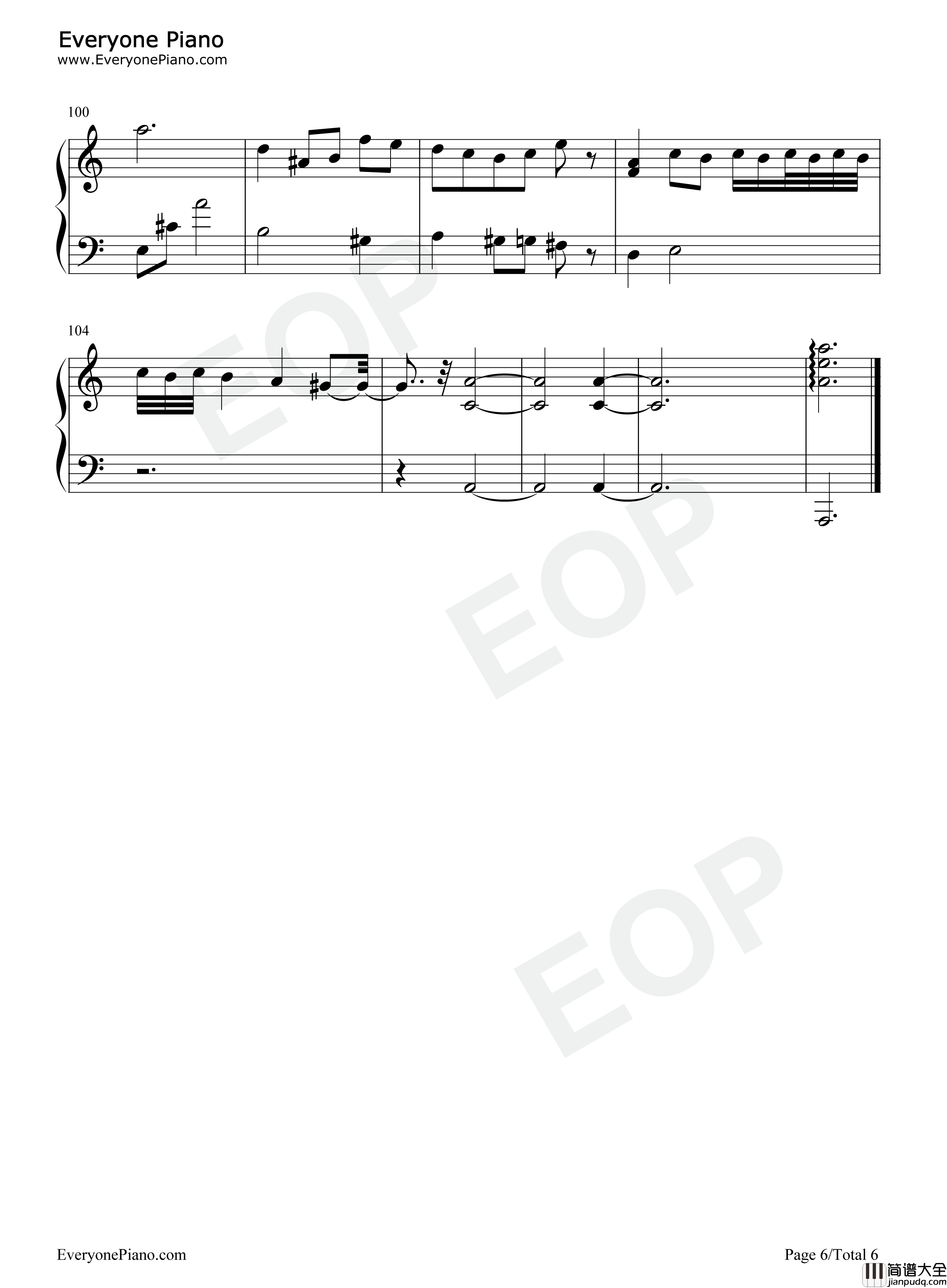 Tears_in_Minuet钢琴谱_Various_Artists