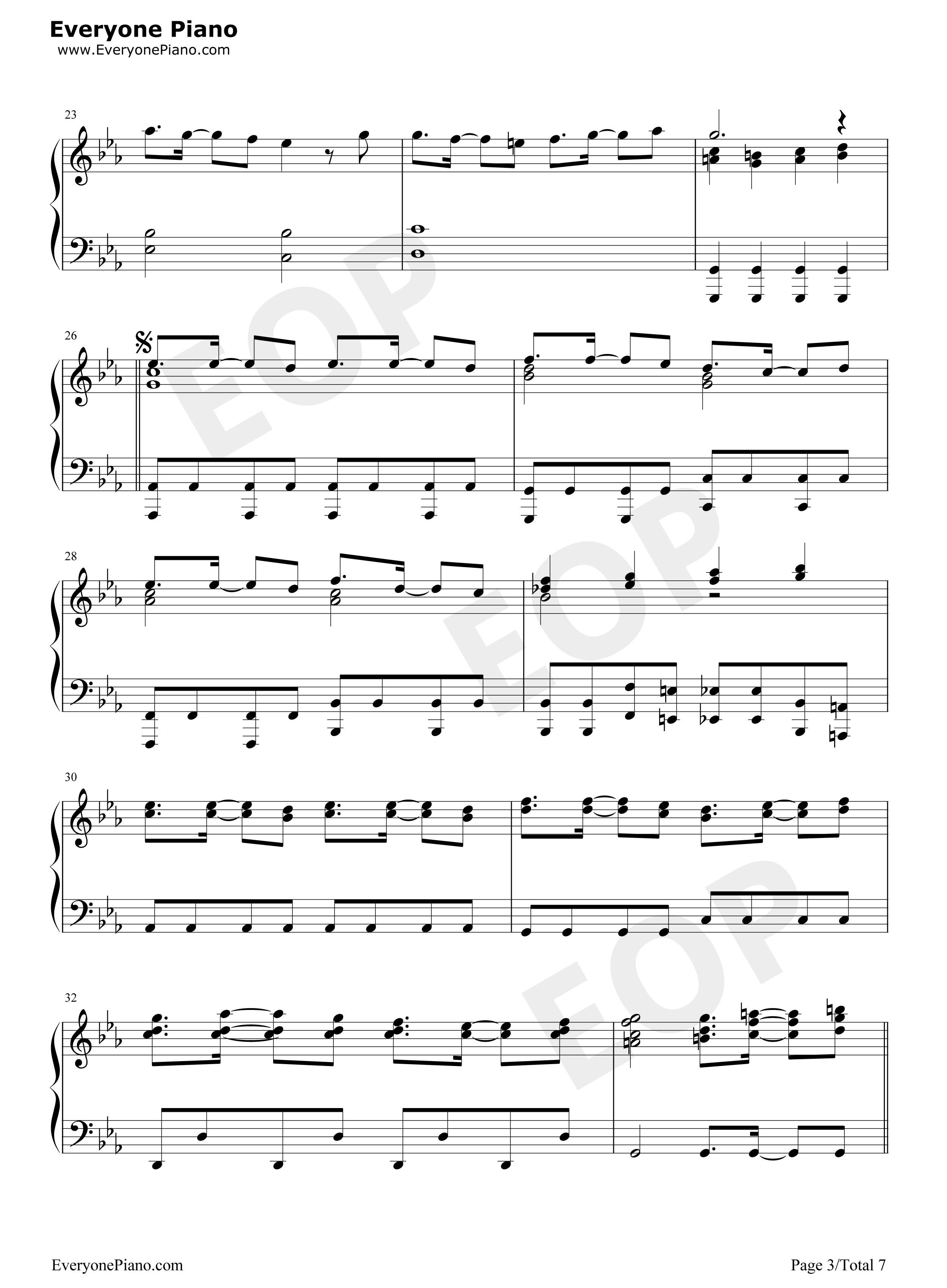 残酷天使的行动纲领钢琴谱_高桥洋子