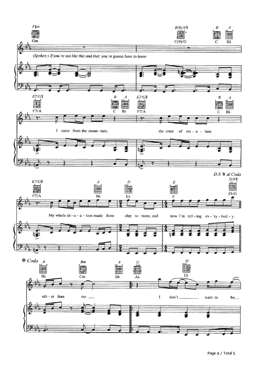 I_Don't_Want_to_Be钢琴谱_Gavin_DeGraw