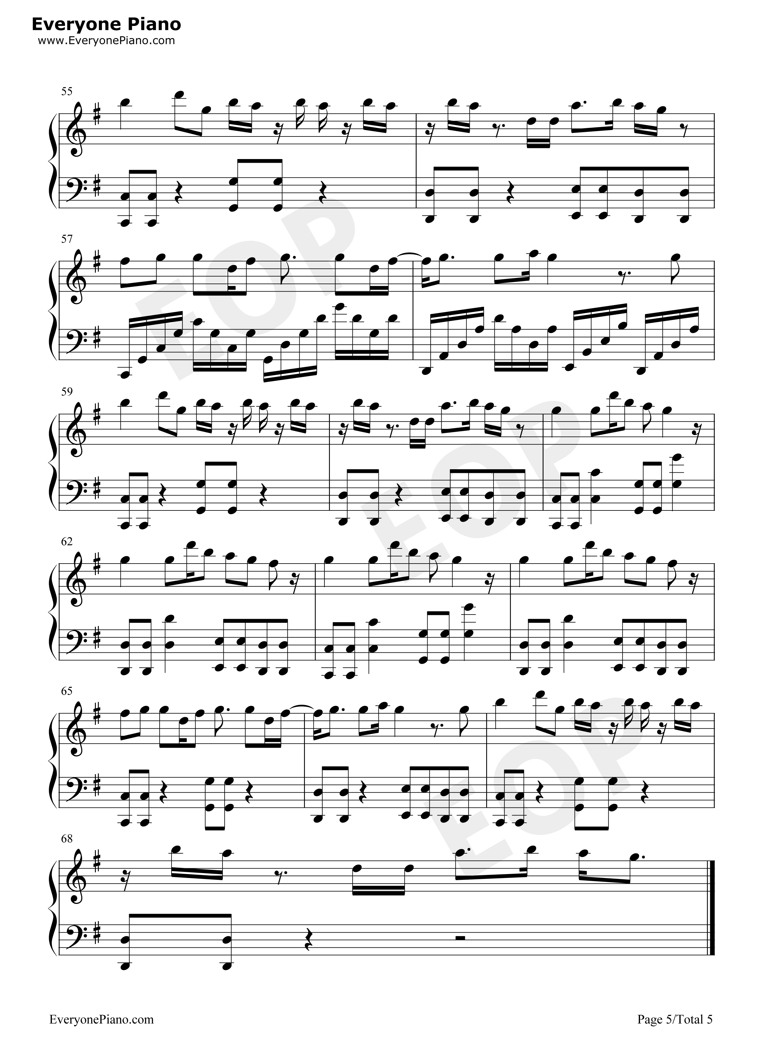 We_Are_Never_Ever_Getting_Back_Together钢琴谱_Taylor_Swift__泰勒·斯威夫特