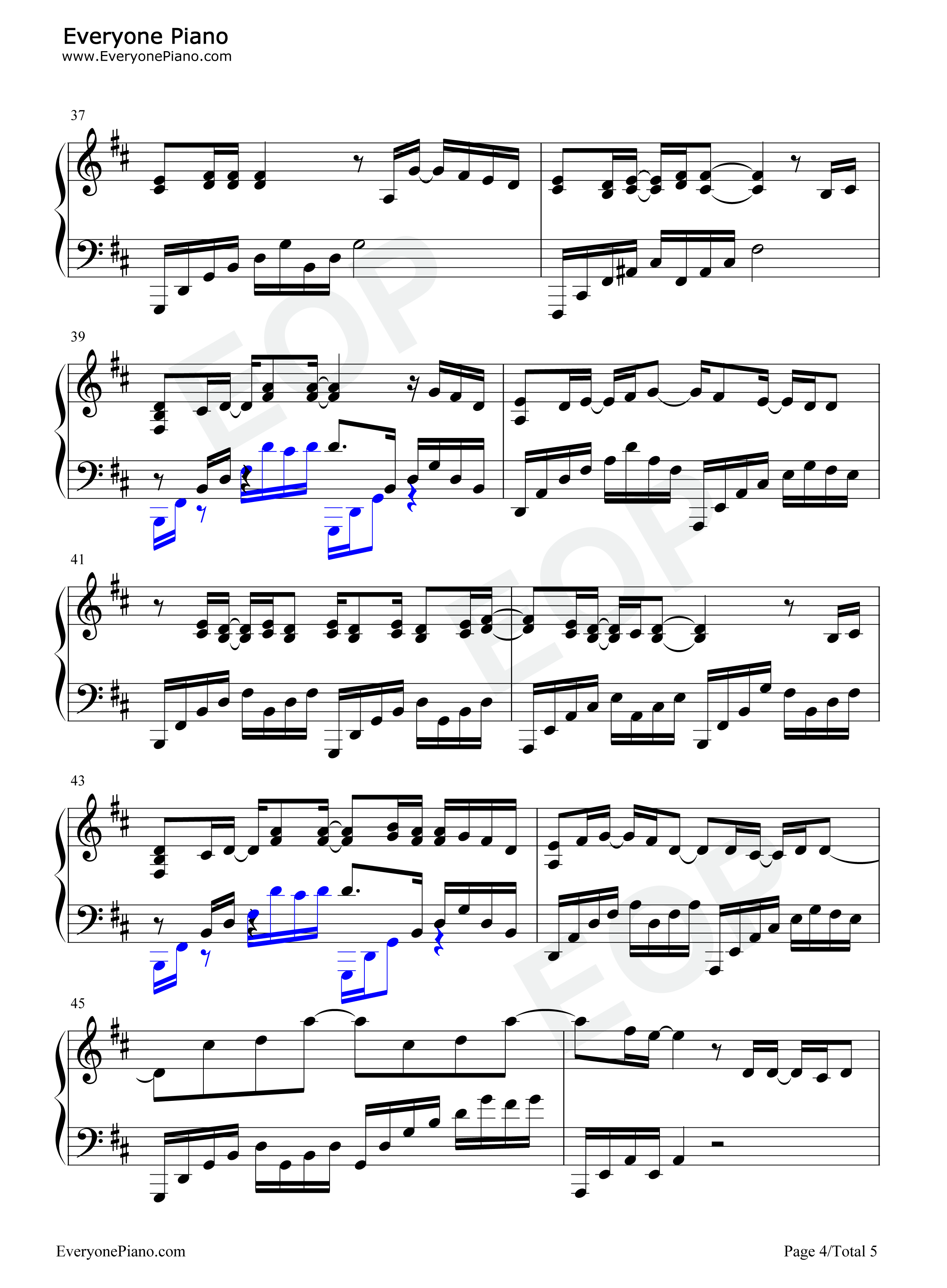 Soundless_voice钢琴谱_ひとしずくP