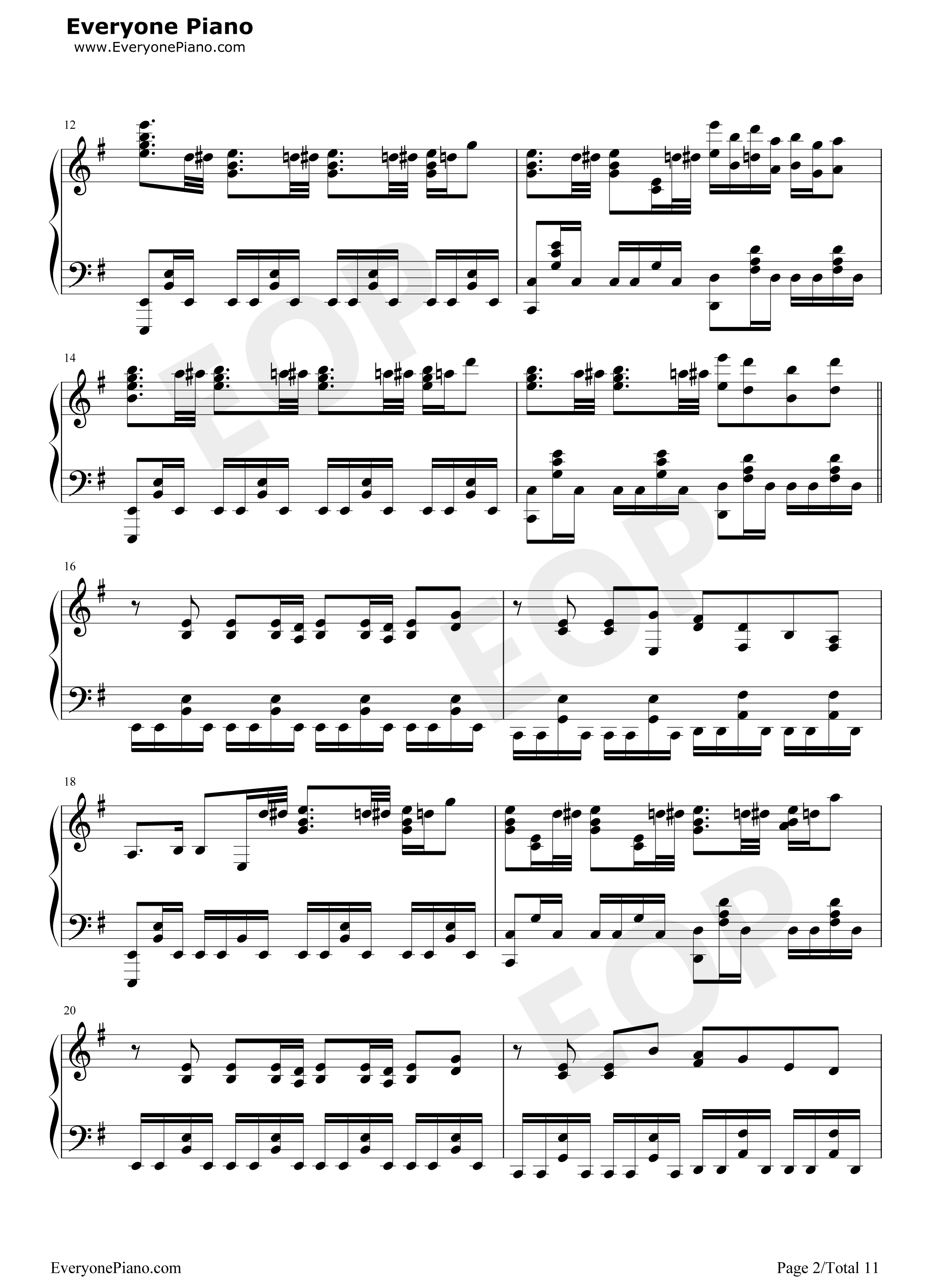 吹雪钢琴谱_西泽幸奏