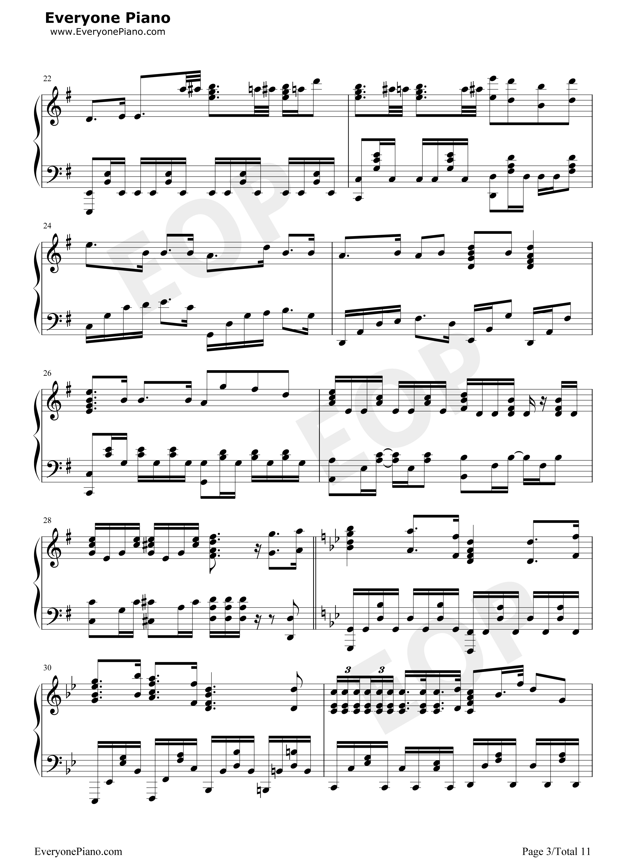 吹雪钢琴谱_西泽幸奏