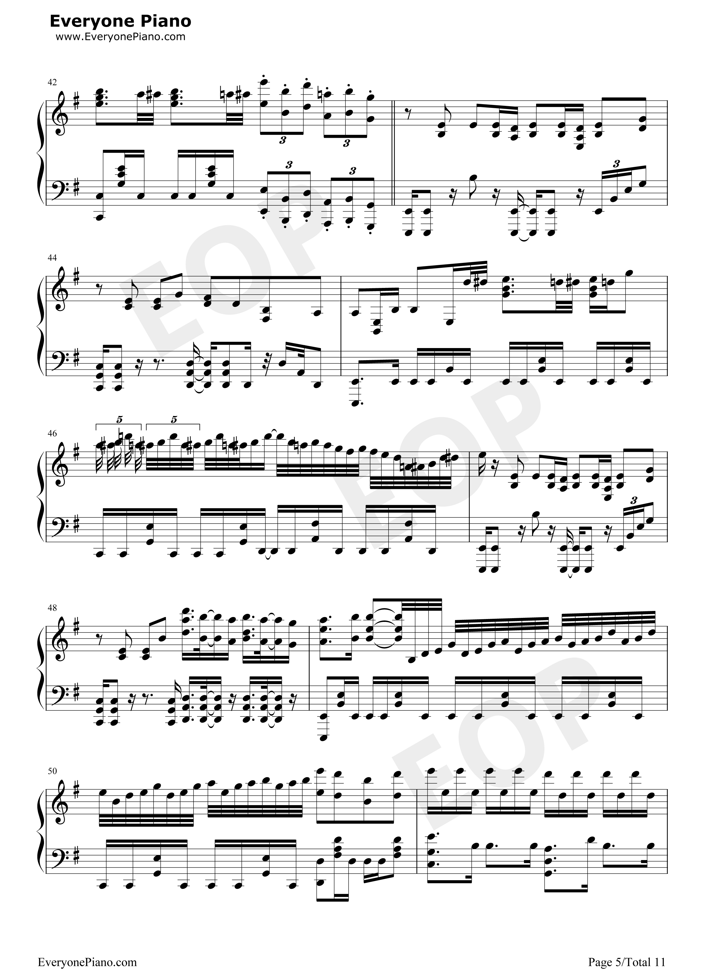 吹雪钢琴谱_西泽幸奏