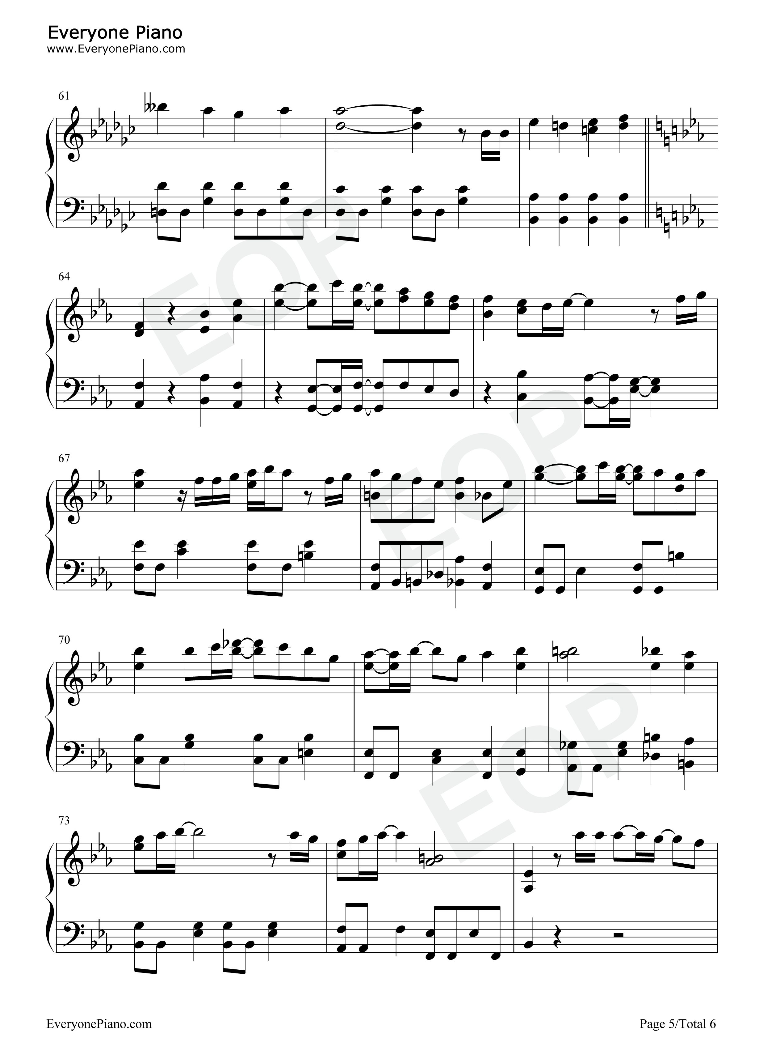 青春赋钢琴谱_桃色幸运草Z