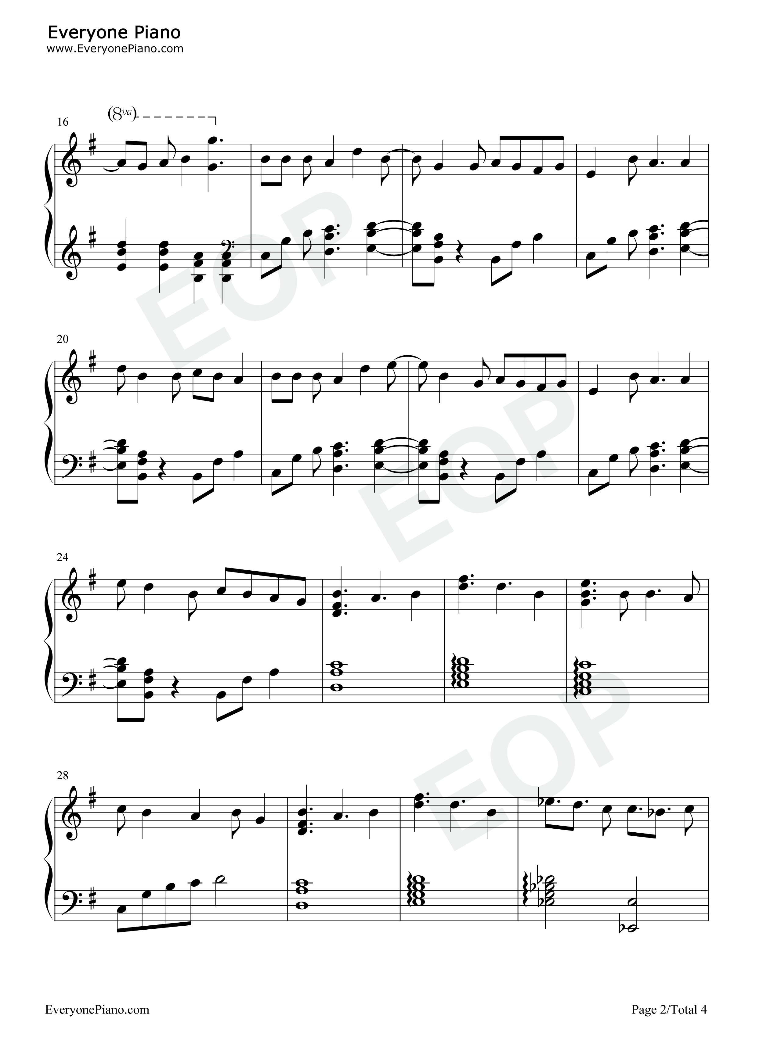 くちづけDiamond钢琴谱_WEAVER