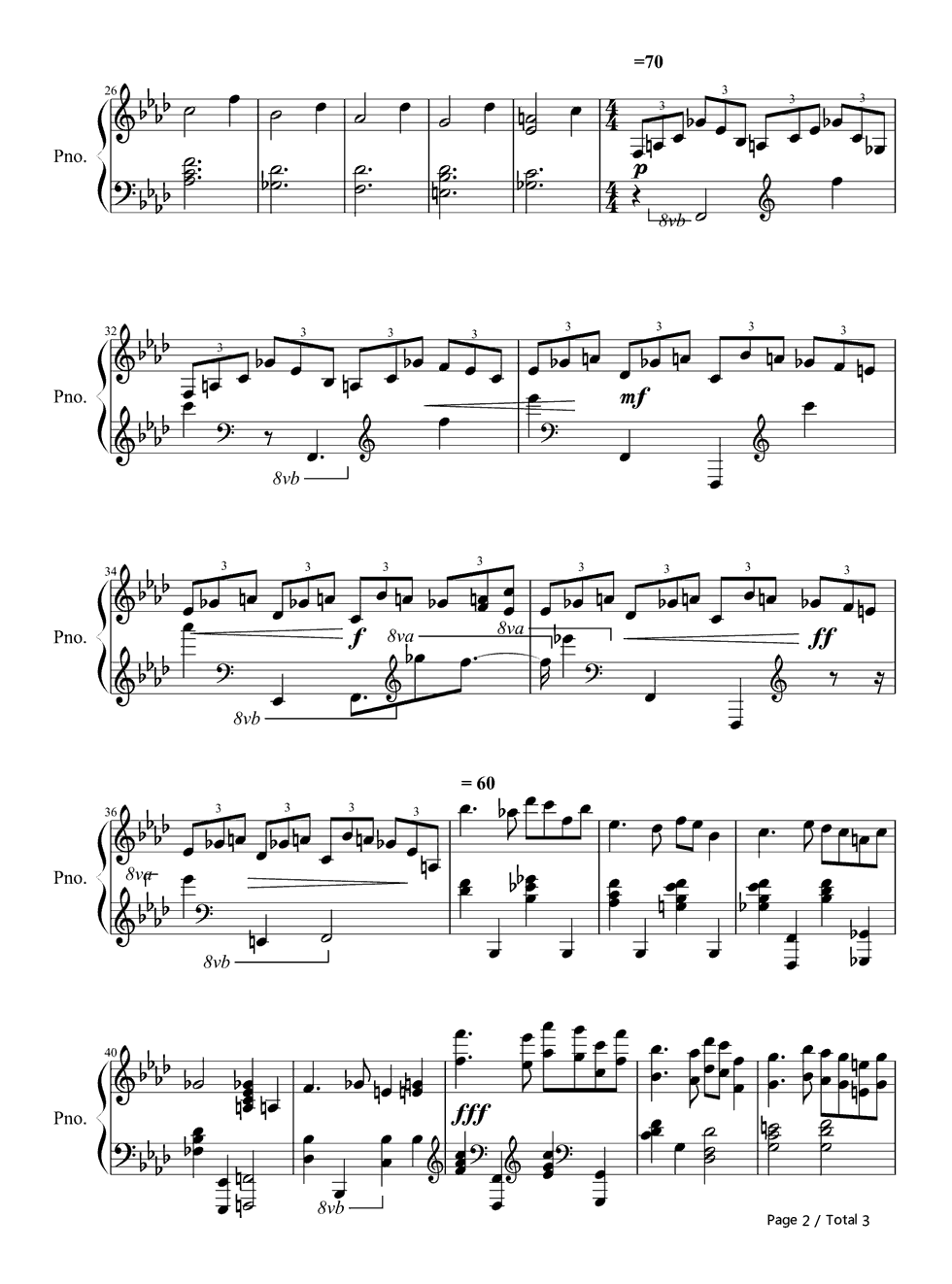 云图六重奏钢琴谱_Tom_Tykwer