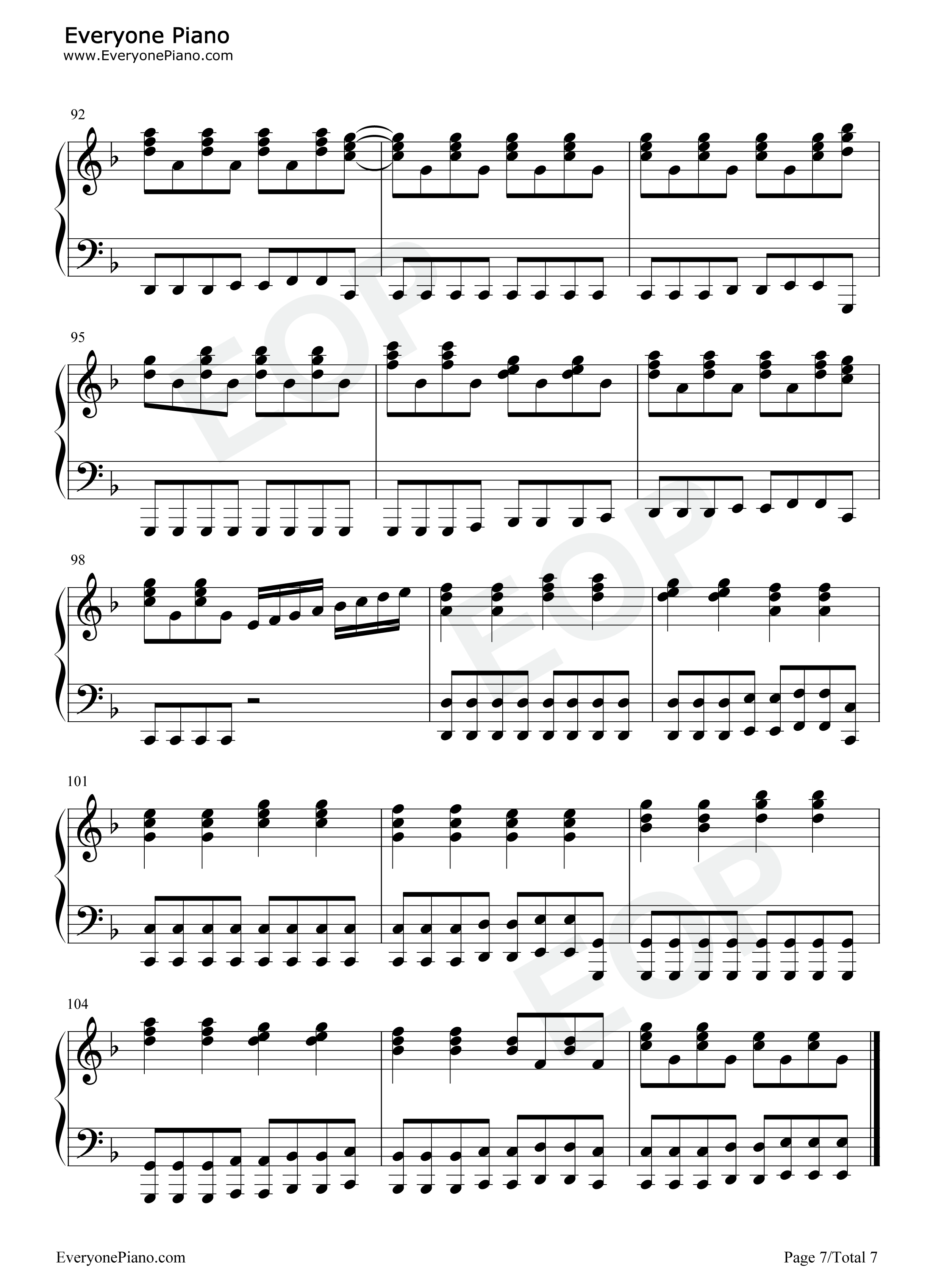 Adele_钢琴谱_Adele