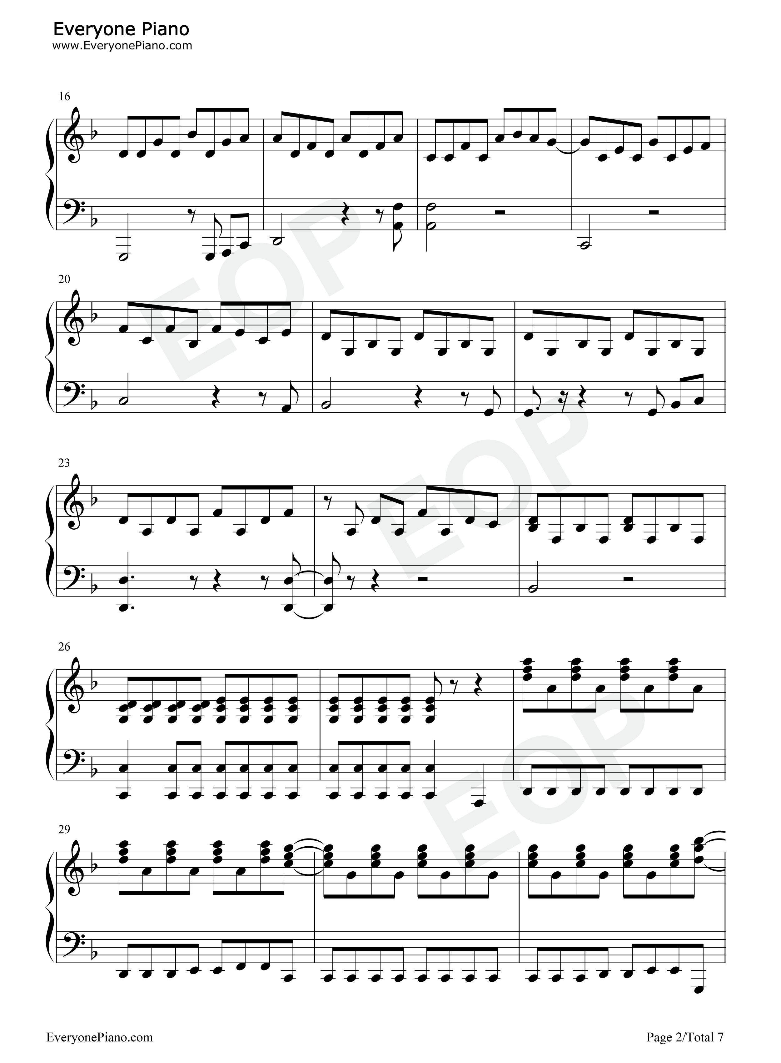 Adele_钢琴谱_Adele