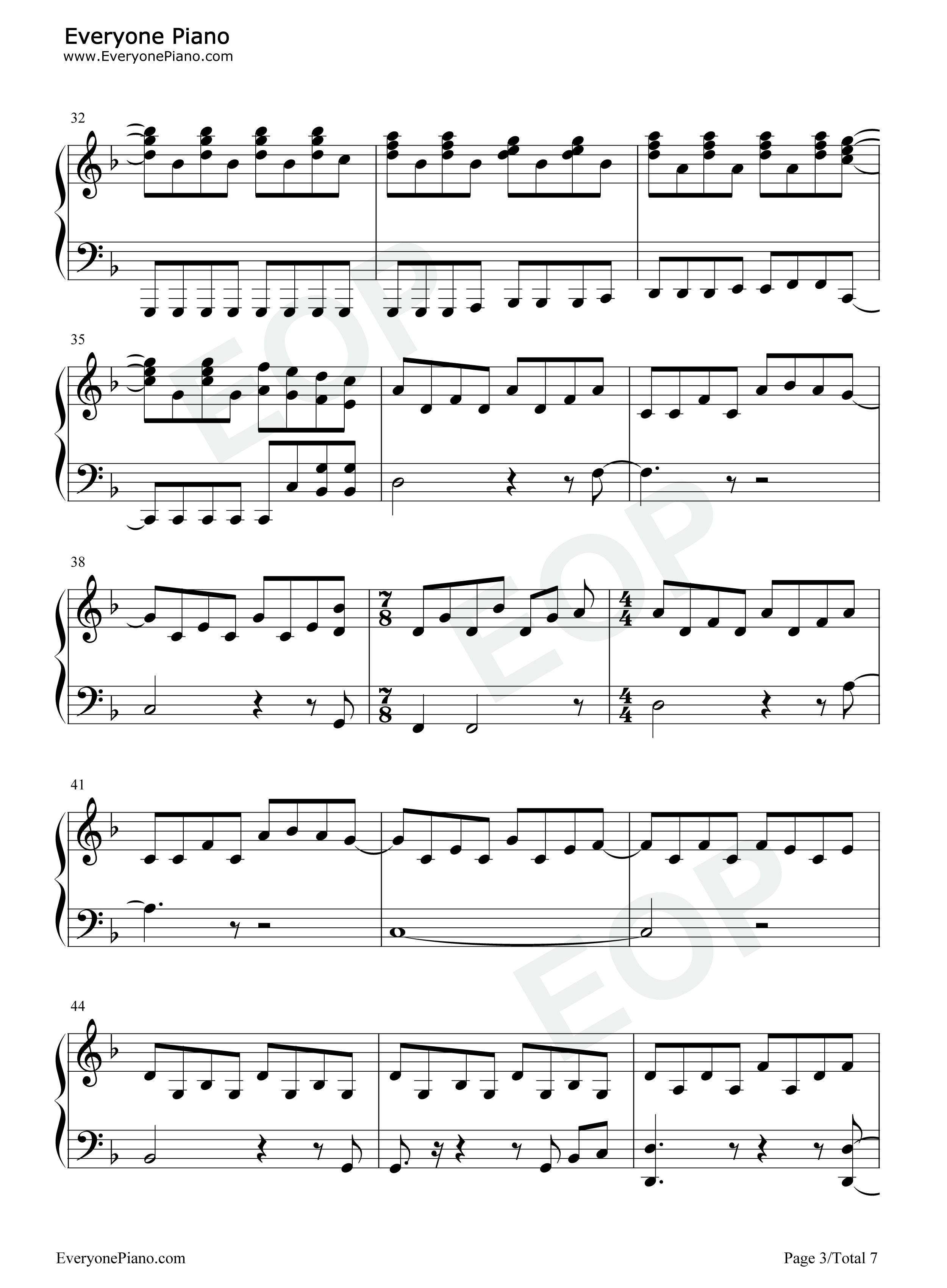 Adele_钢琴谱_Adele