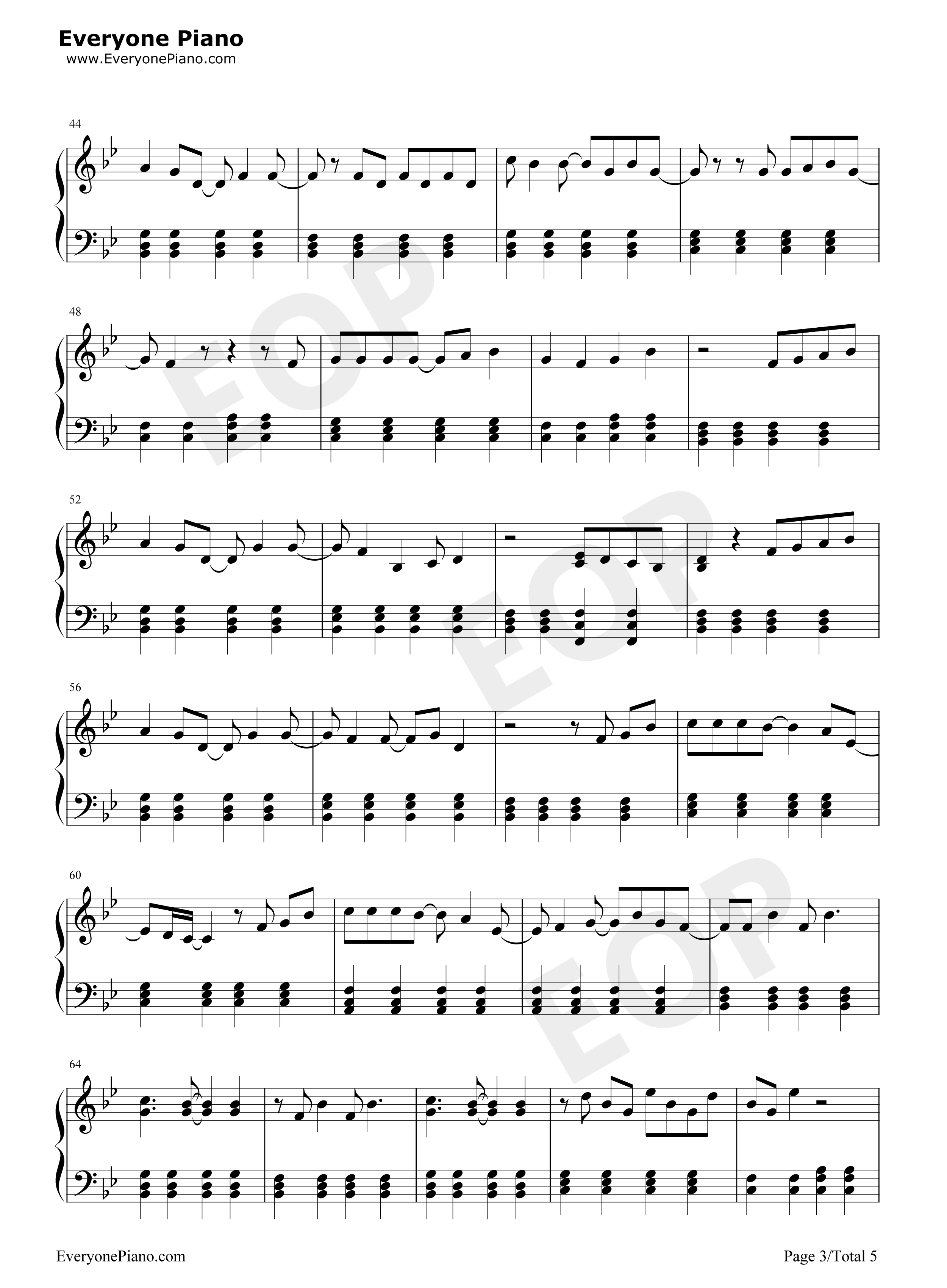 Way_Back_Into_Love钢琴谱_Haley_Bennett__Hugh_Grant