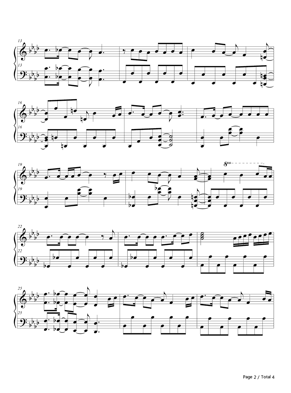 Future_Fighter钢琴谱_榊游矢(CV:小野贤章)×赤马零儿(CV:细谷佳正)