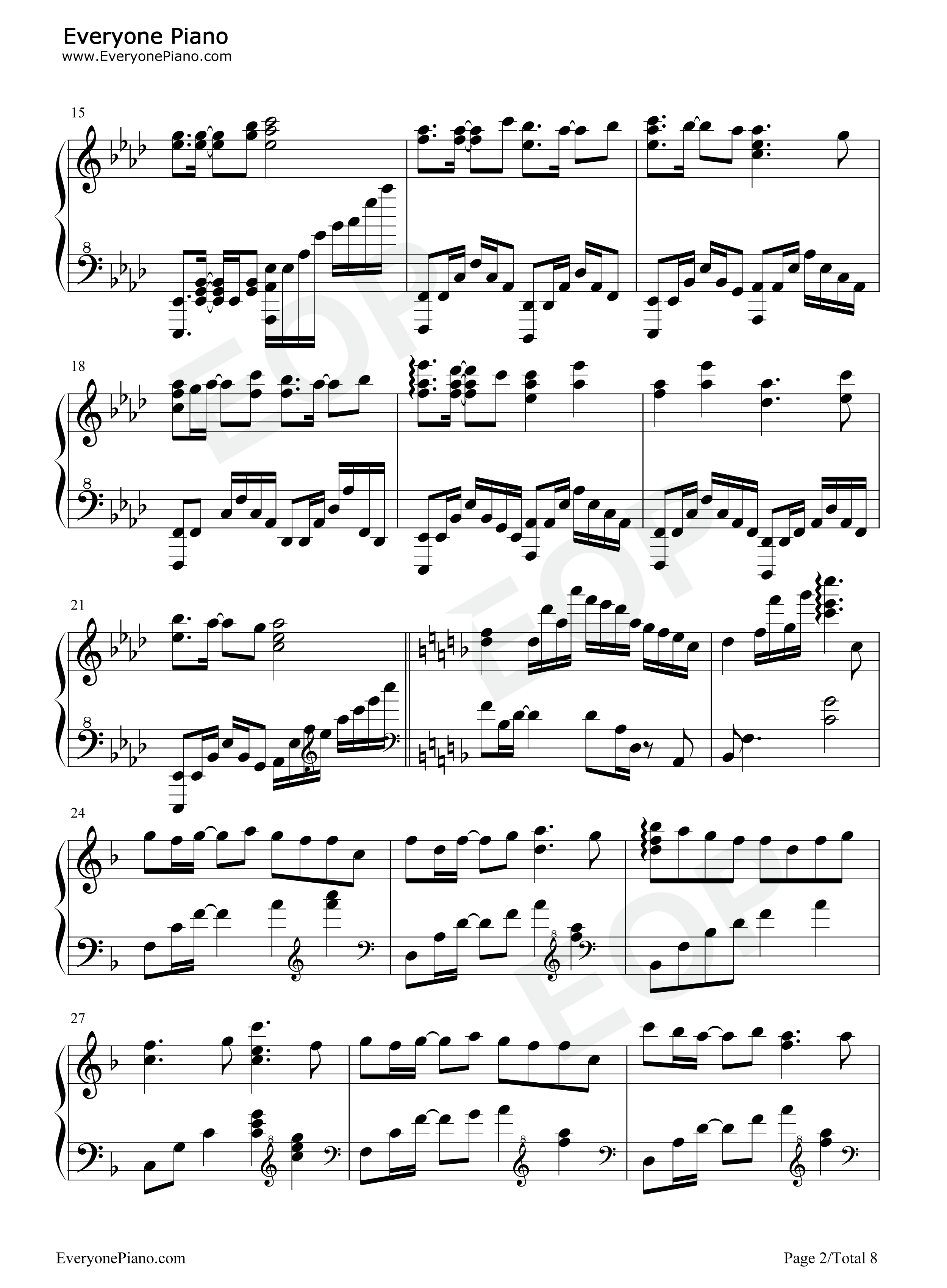 Love_is_a_Beautiful_Pain钢琴谱_CLIFF_EDGE_ft.中村舞子