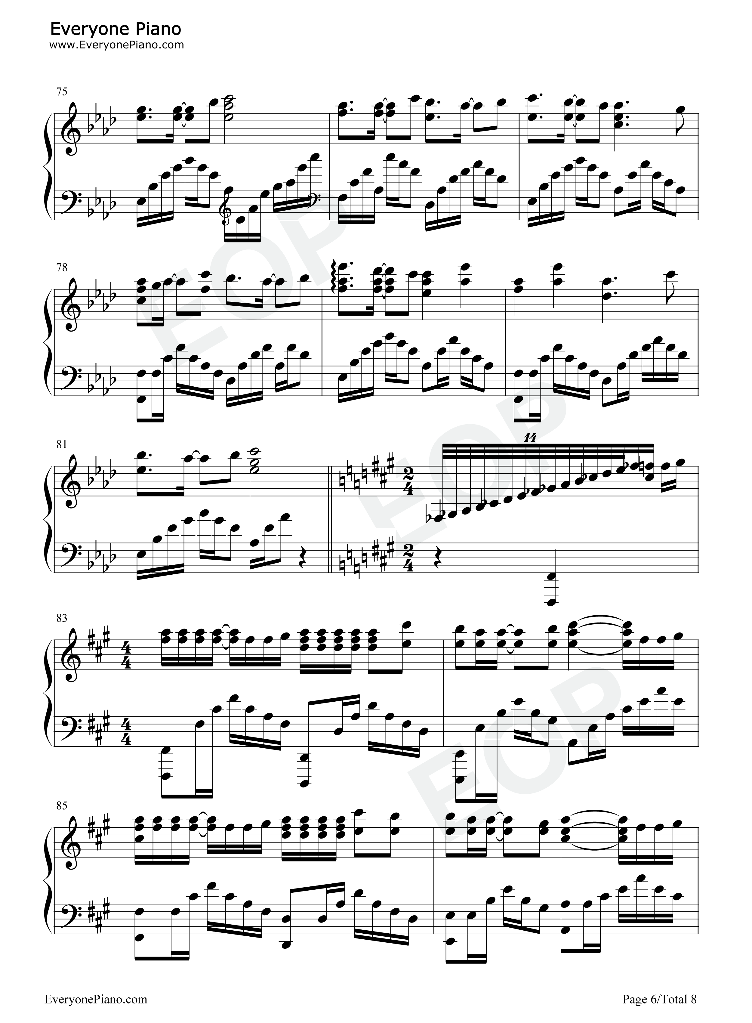 Love_is_a_Beautiful_Pain钢琴谱_CLIFF_EDGE_ft.中村舞子