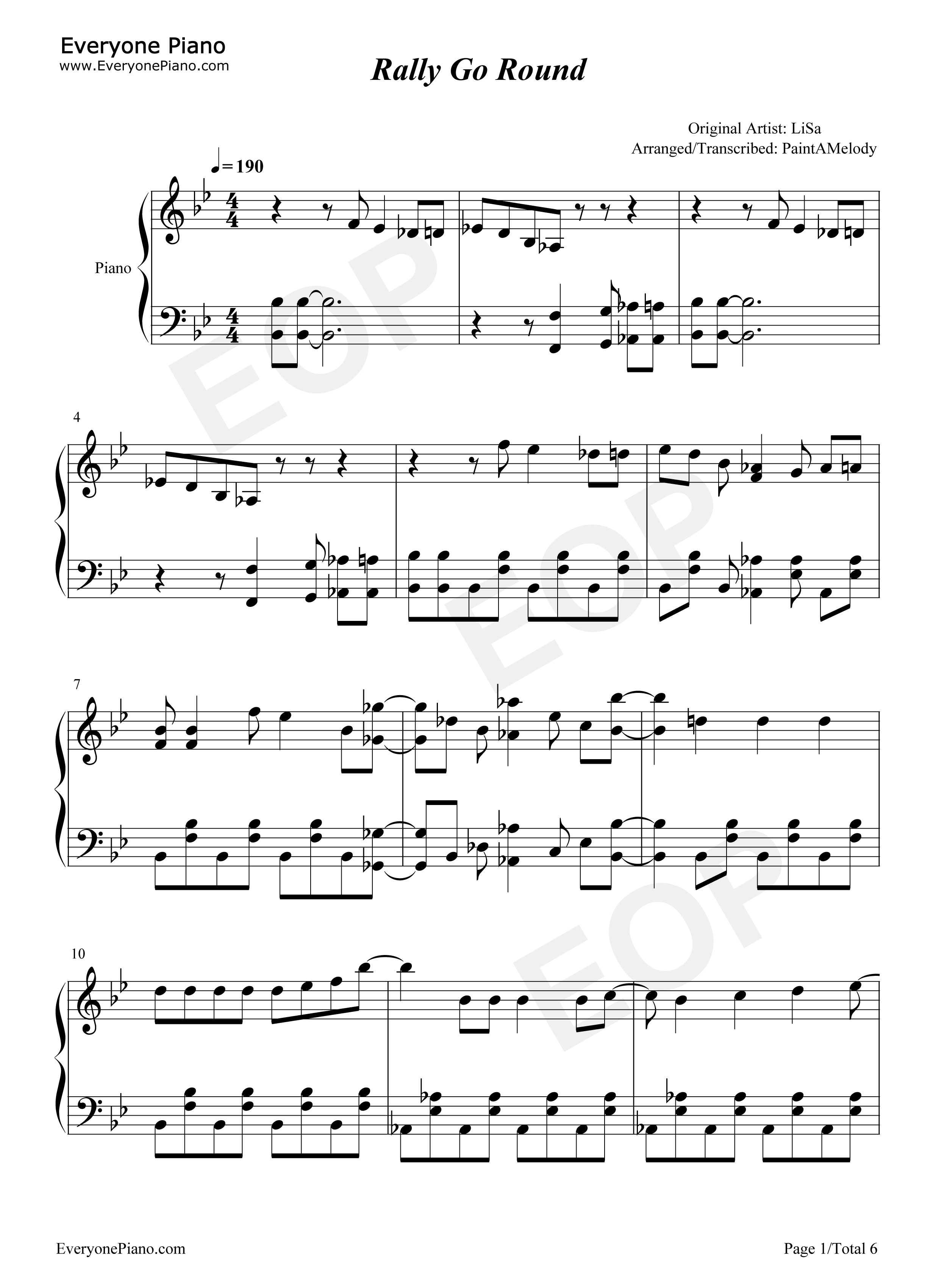 Rally_Go_Round钢琴谱_LiSA