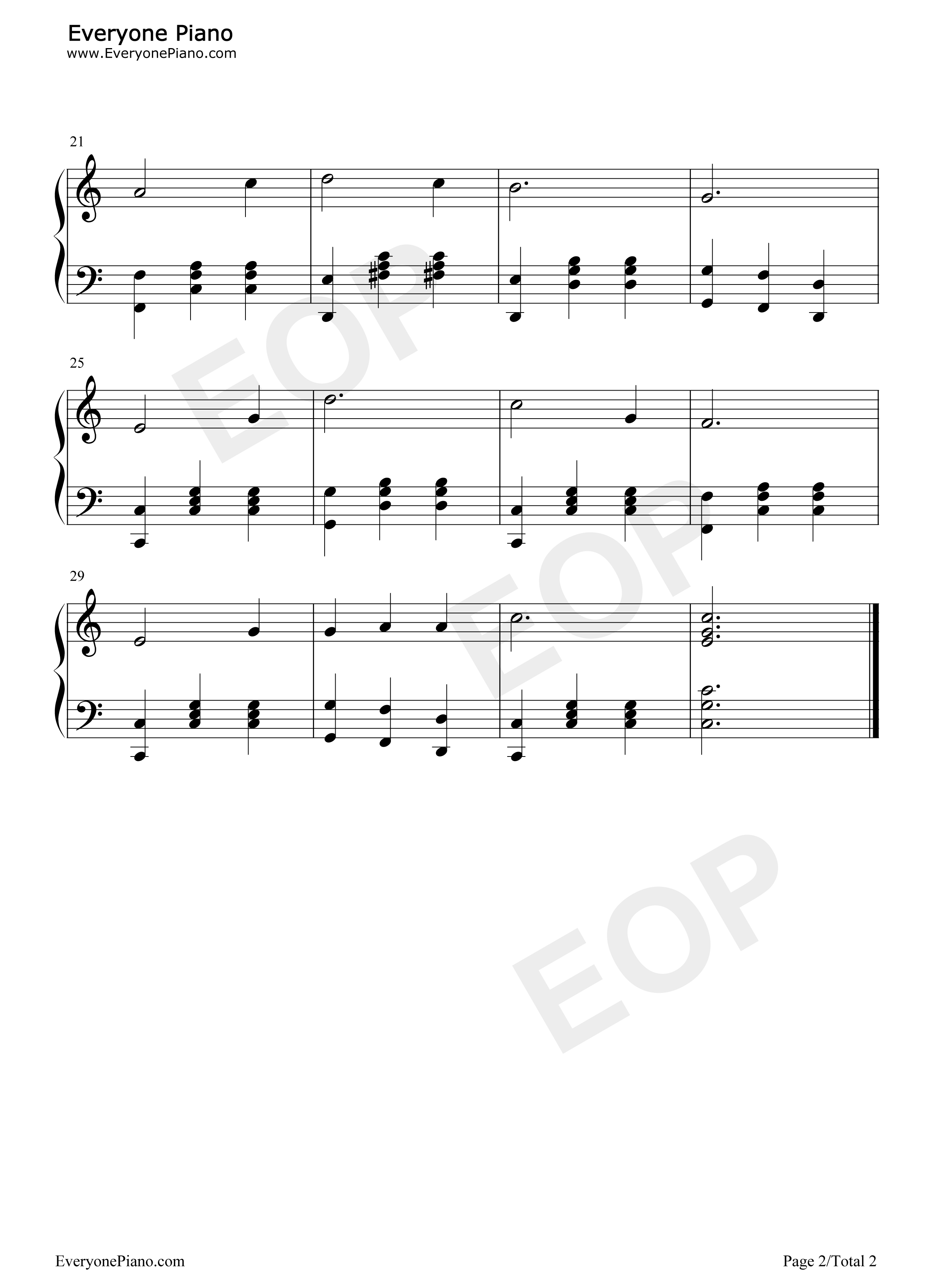 雪绒花钢琴谱_理查德·罗杰斯__Richard_Charles_Rodgers