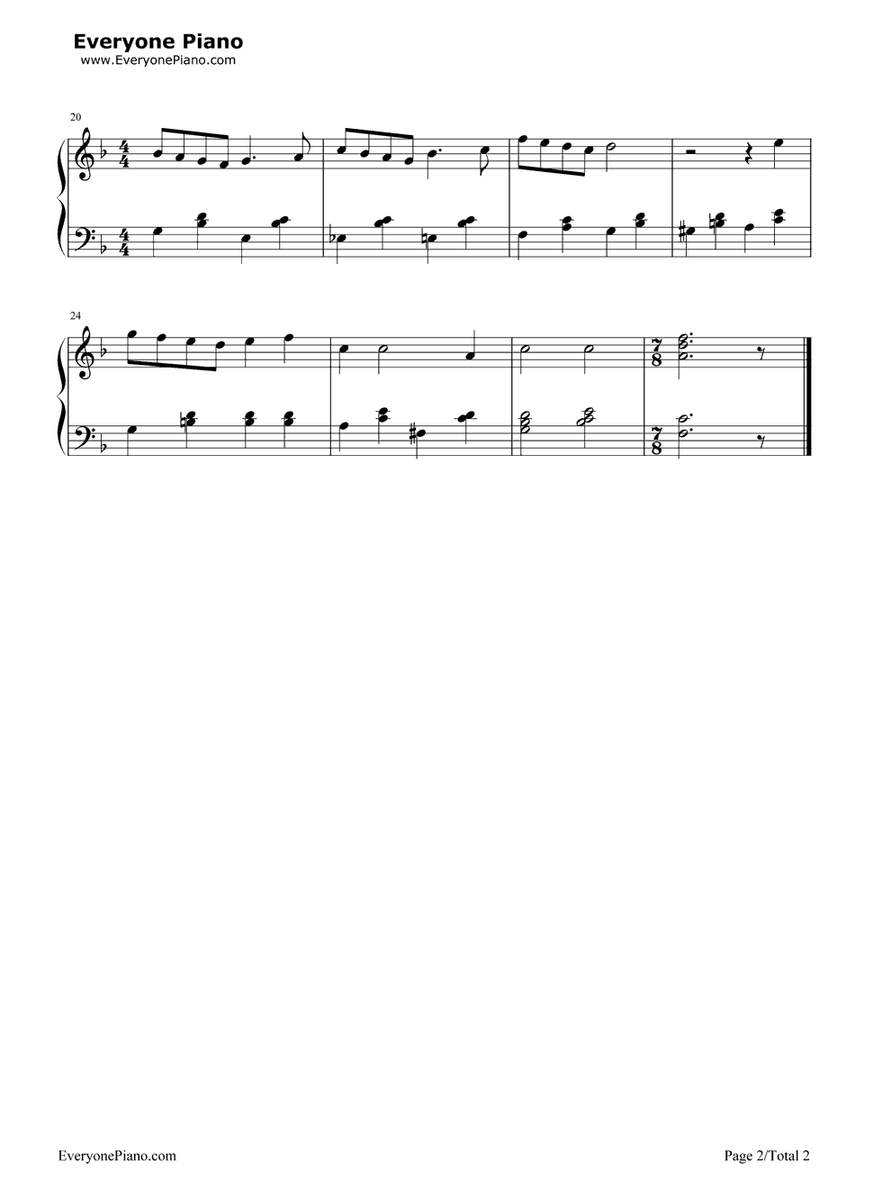 随时光流逝钢琴谱_Herman_Hupfeld