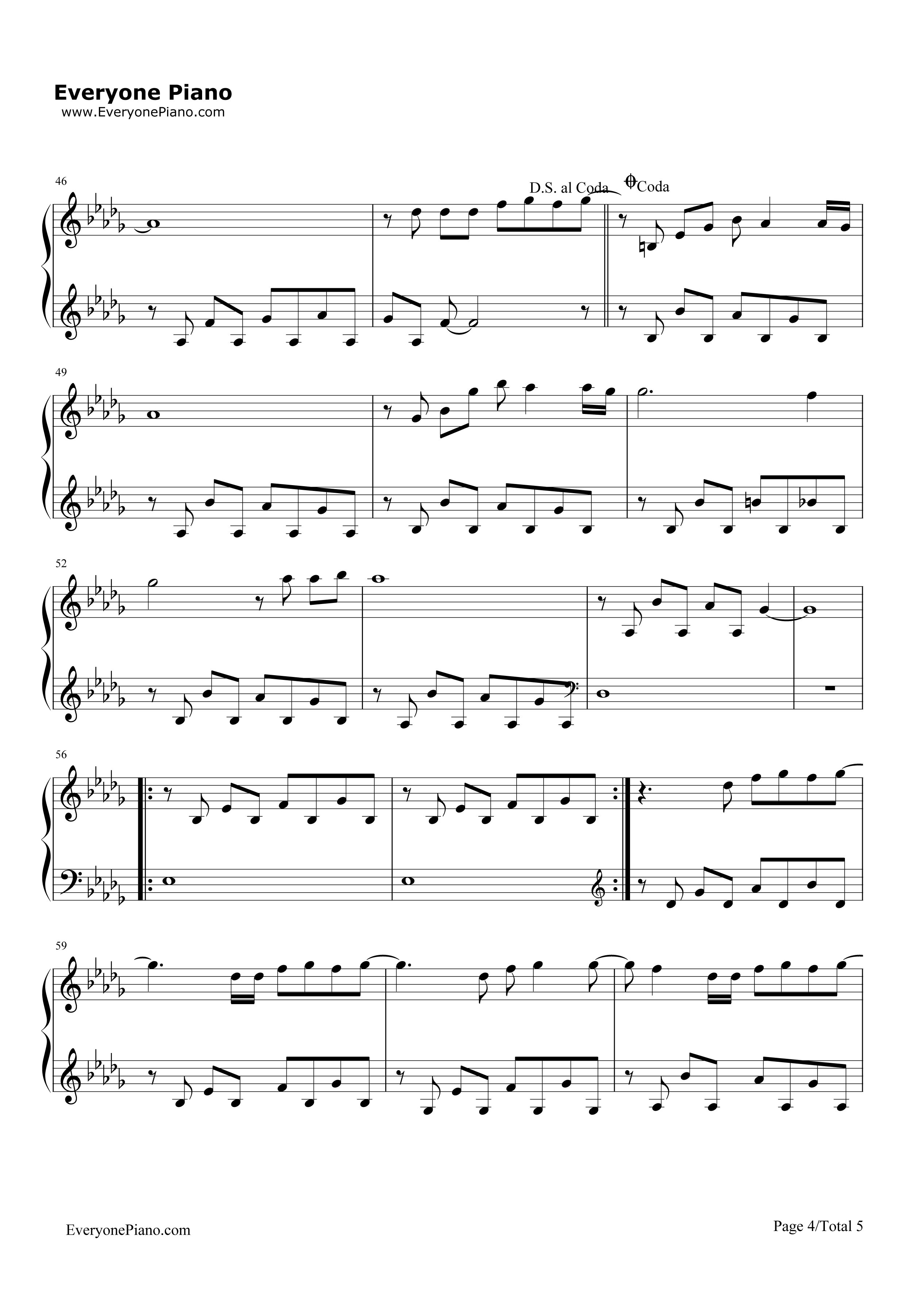 Untitled钢琴谱_Simple_Plan