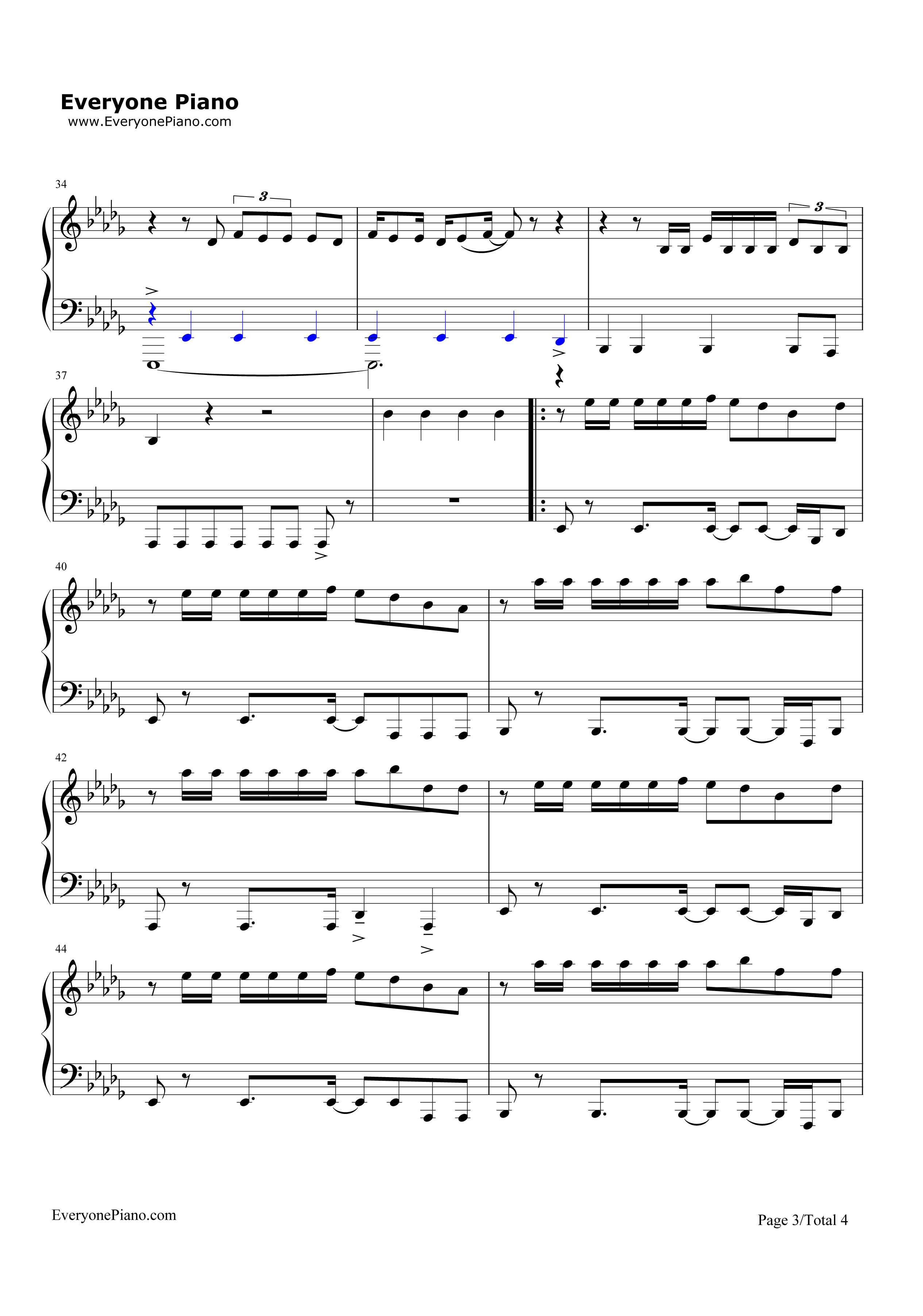 Come_and_Get_It钢琴谱_John_Newman