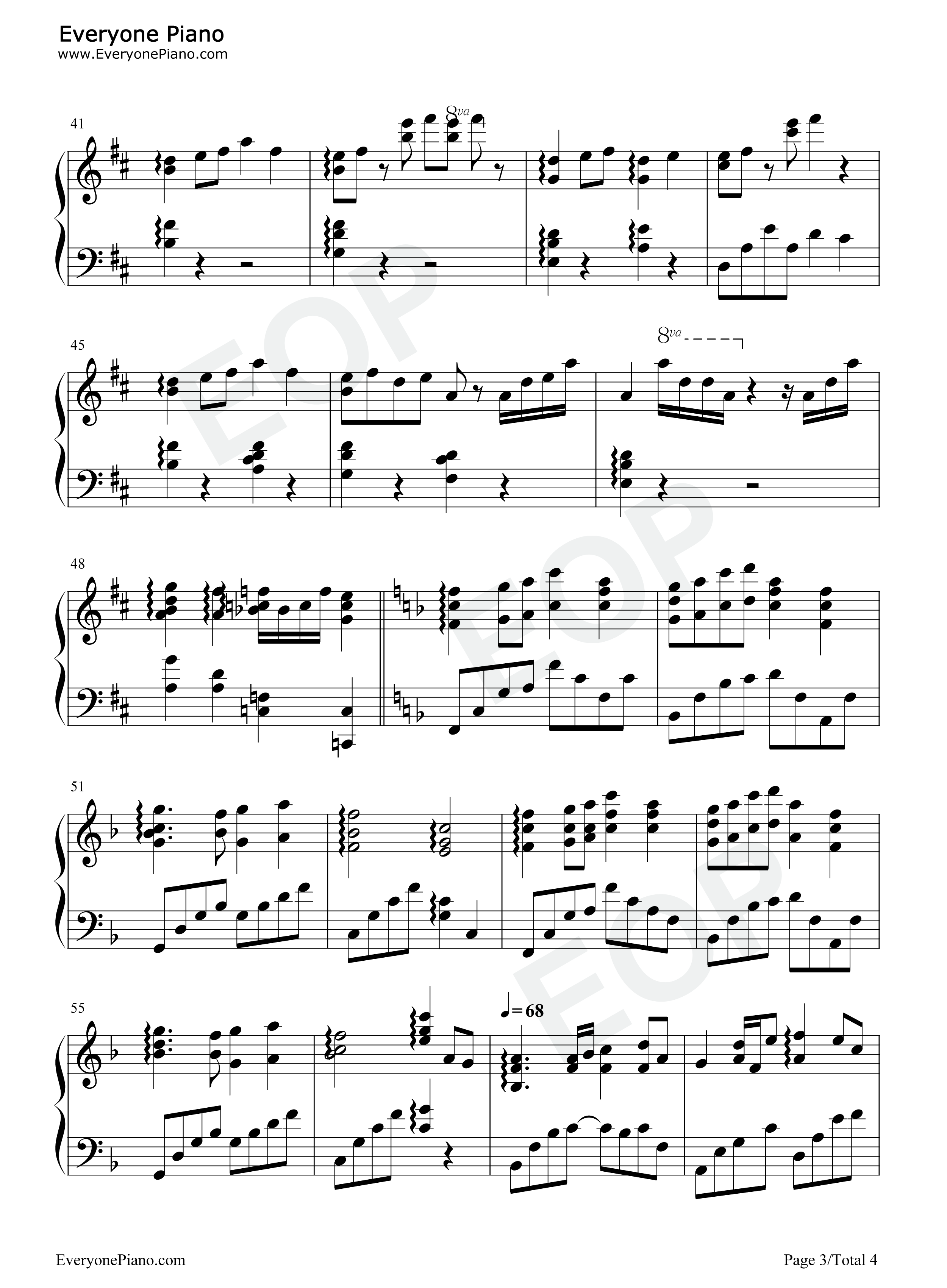 梦语り钢琴谱_折户伸治