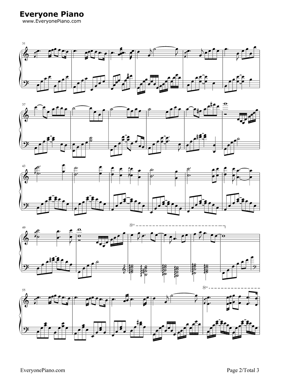 变幻之风钢琴谱_班得瑞