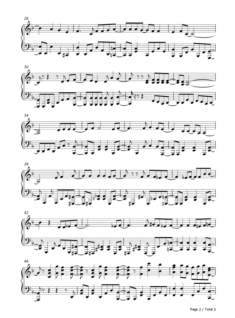 NEVER钢琴谱_小林竜之&铃木このみ