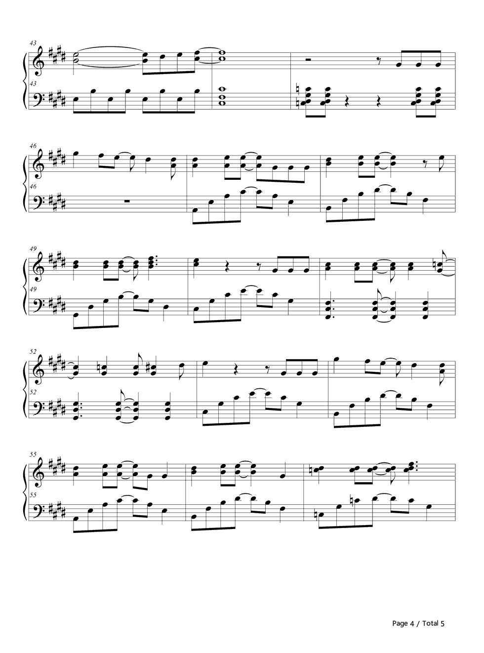 Challenge_the_GAME钢琴谱_REDMAN